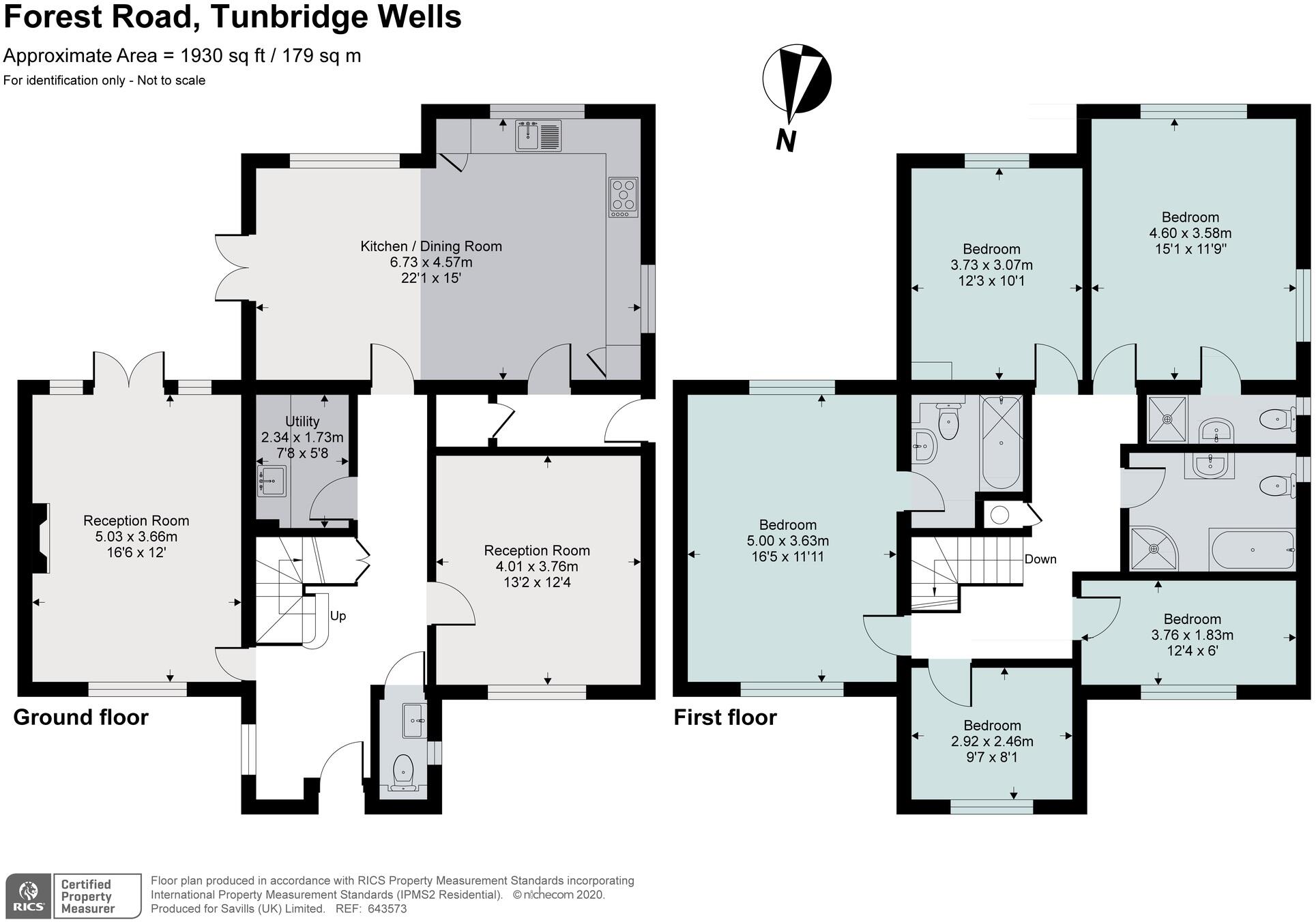 125, Forest Road, Tunbridge Wells, Kent, TN2 floorplan