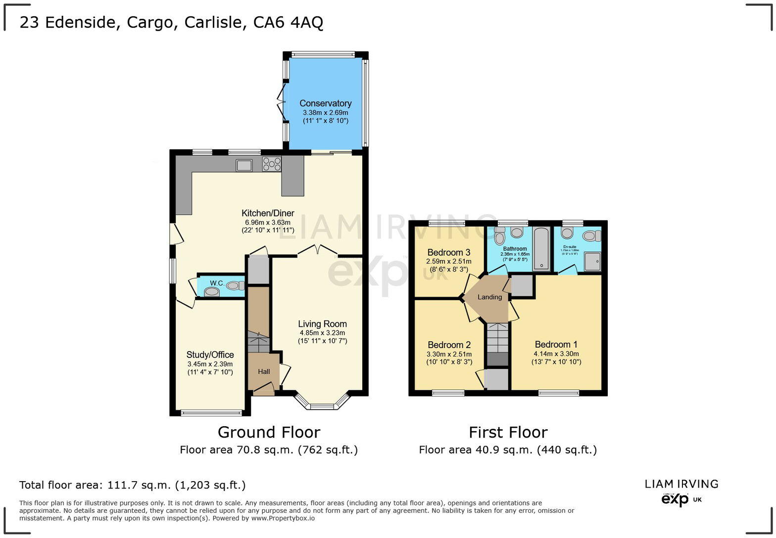 23, Edenside, Cargo, Carlisle, CA6 4AQ floorplan