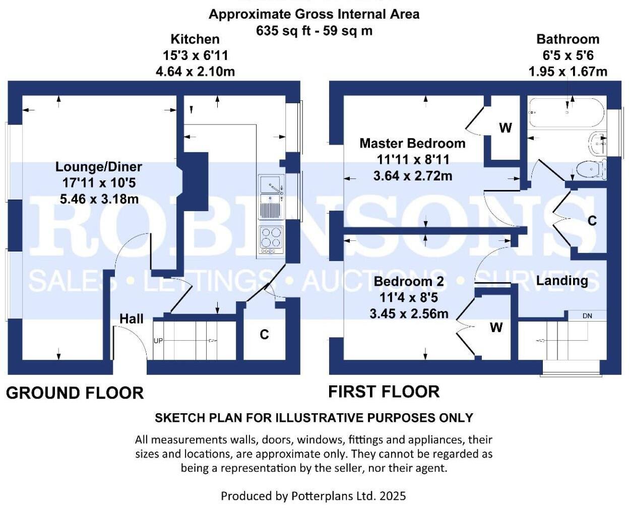 School Avenue, Kelloe, Durham floorplan