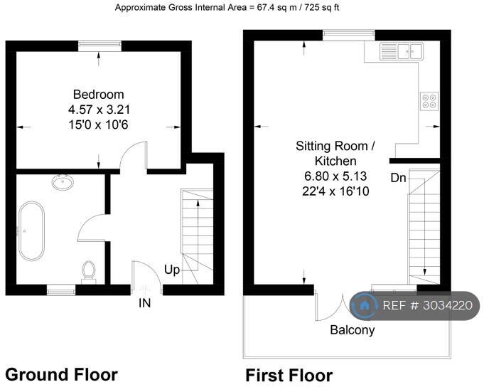 The Old Barns, Hampshire, SO20 floorplan