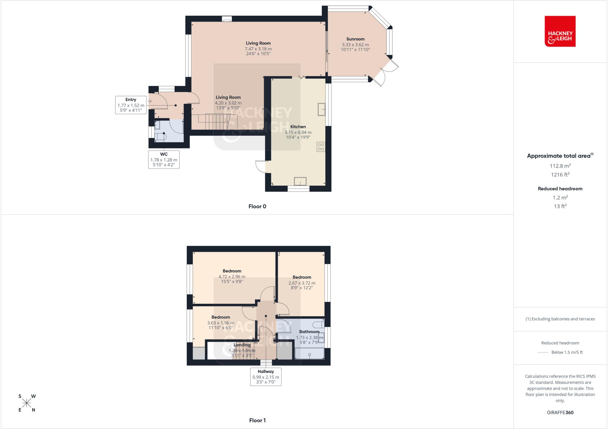 27 Sedbergh Drive, Kendal, Cumbria LA9 6BJ floorplan