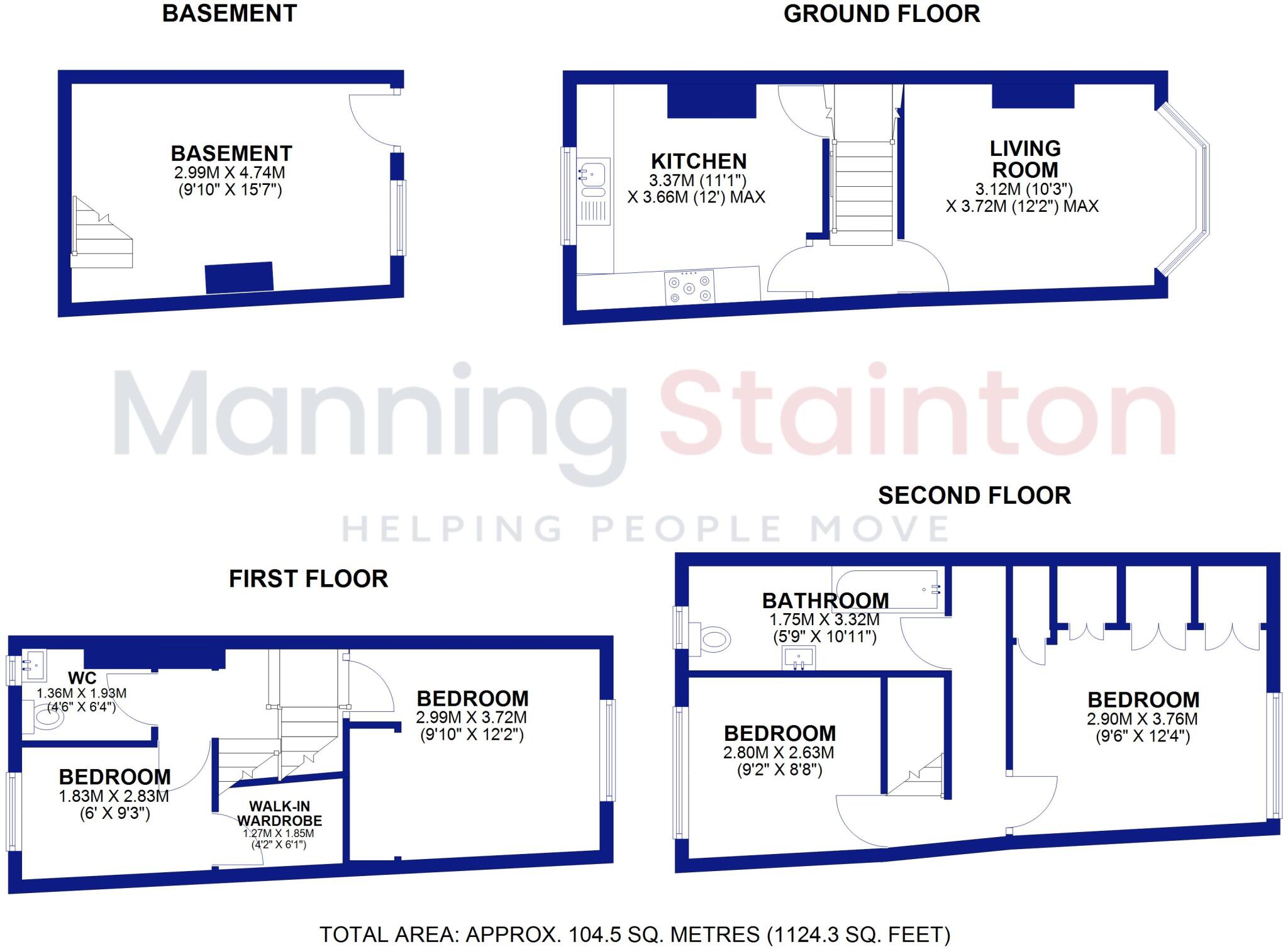 Clarence Terrace, Pudsey, West Yorkshire floorplan
