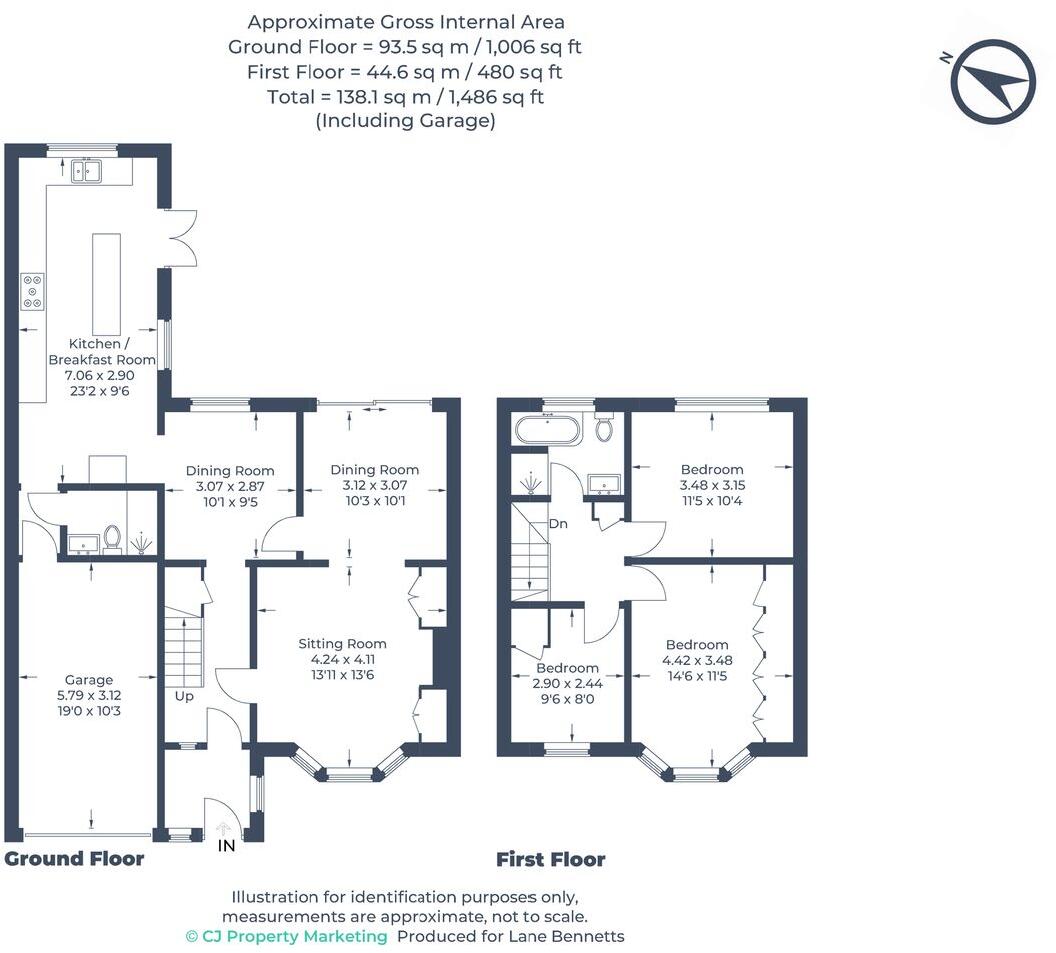 Lawrence Avenue, Letchworth Garden City, SG6 floorplan
