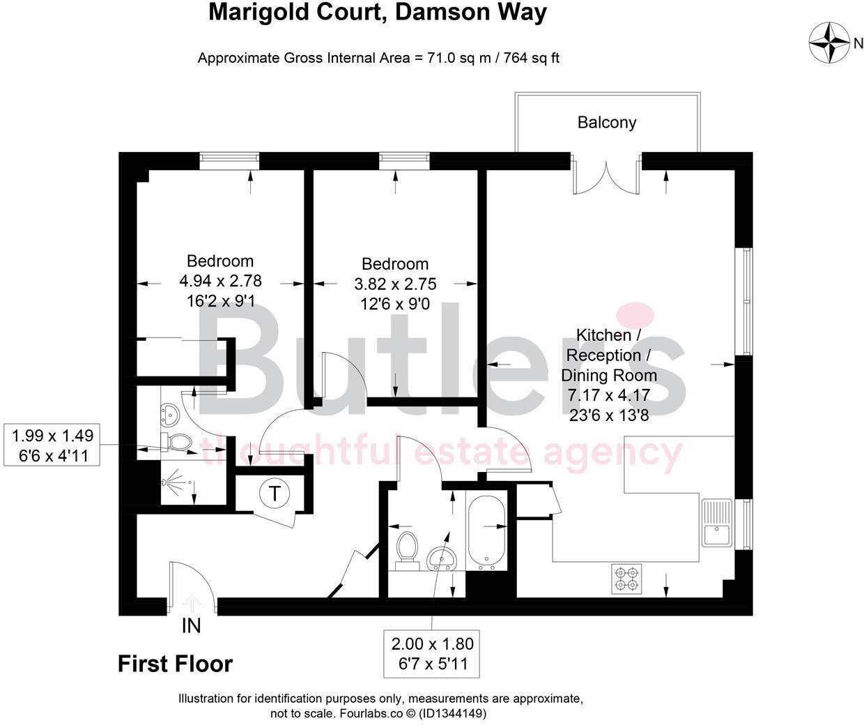 Damson Way, Carshalton floorplan