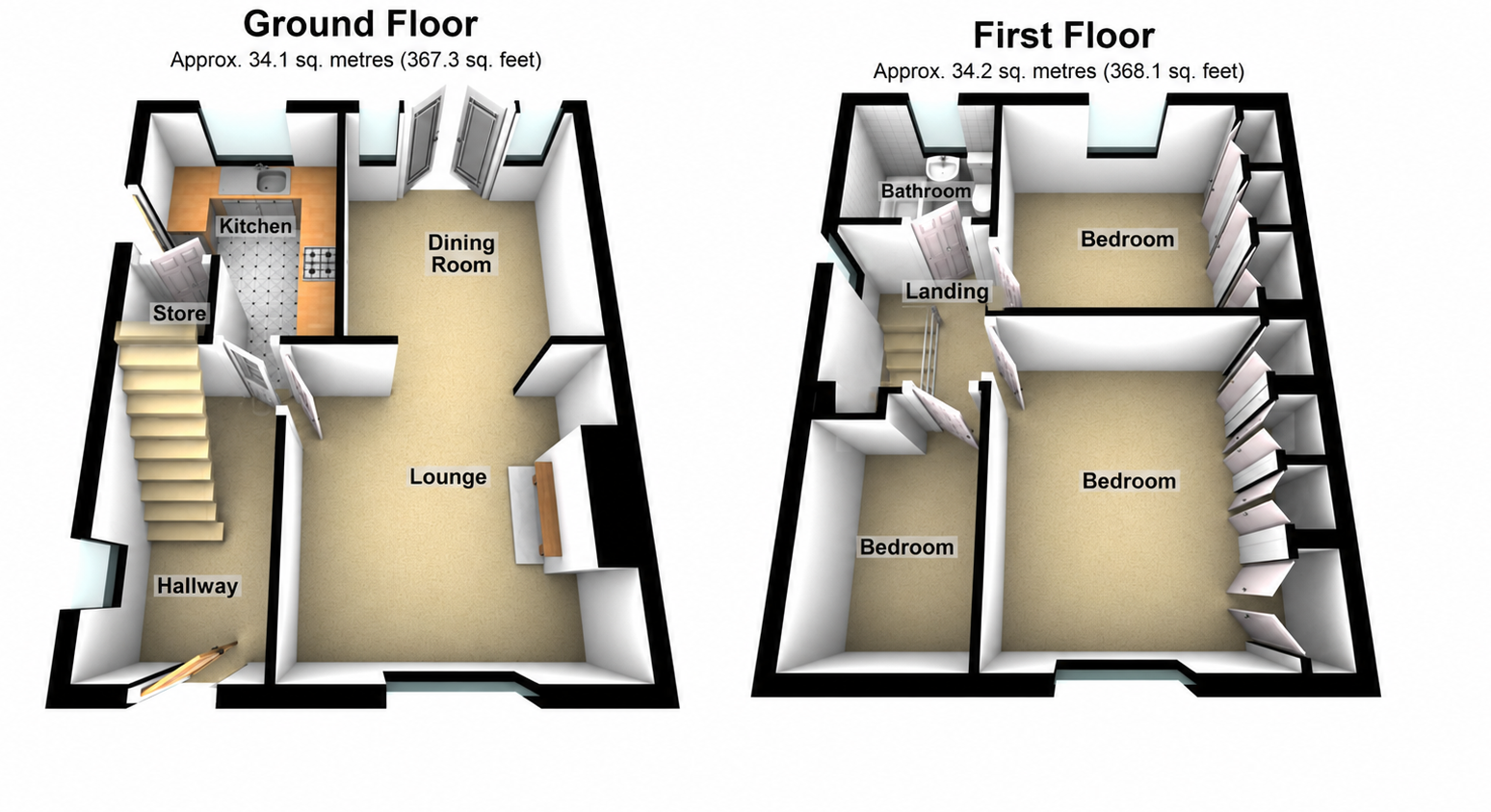 Leafield Crescent, Bradford, BD2 floorplan