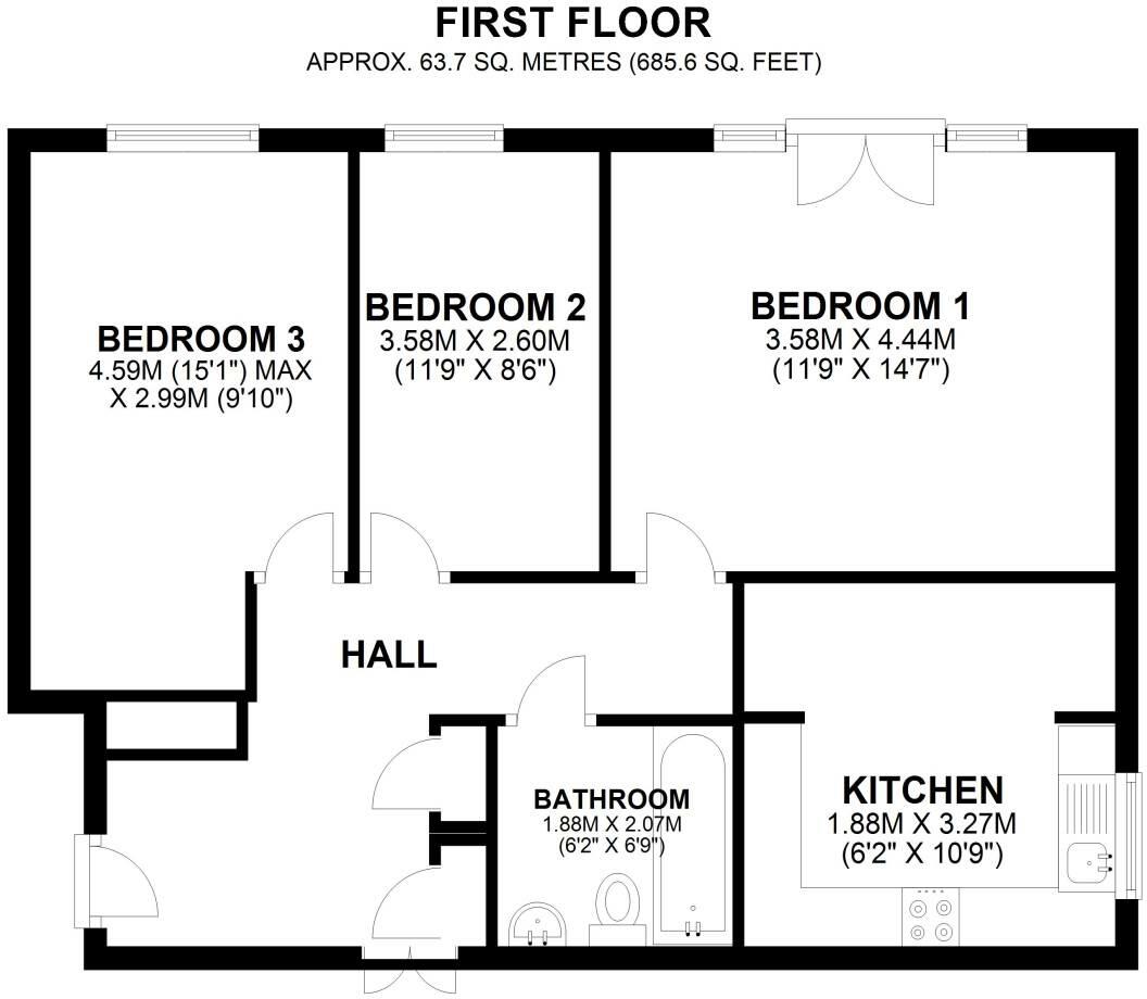Richard Street, Hatfield, Hertfordshire floorplan