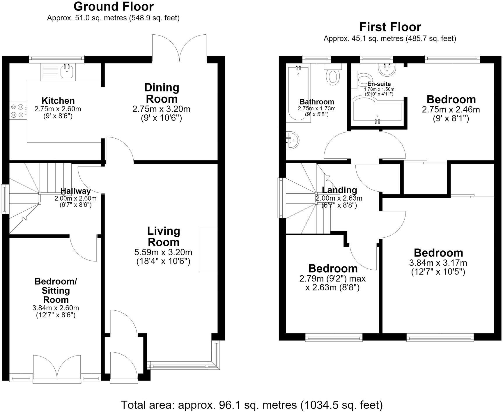 Britten Close, Blackburn, BB2 floorplan