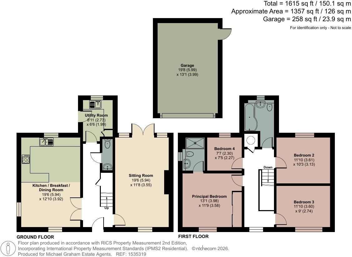 Wayfarers End, Longwick, Buckinghamshire, HP27 floorplan