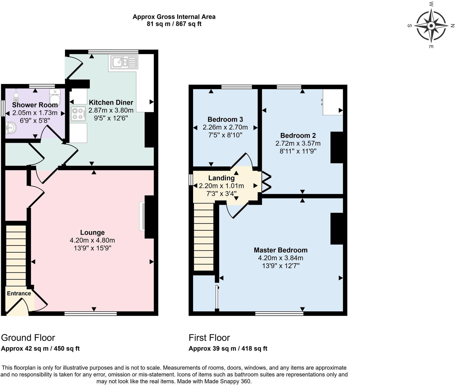 Langbury Lane, Ferring, BN12 floorplan