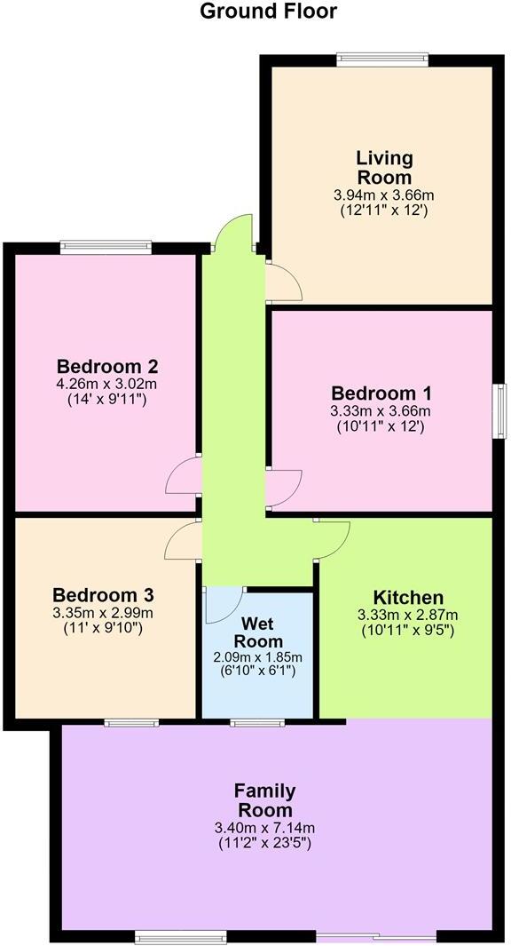 Anthony Close, Dogsthorpe, Peterborough floorplan