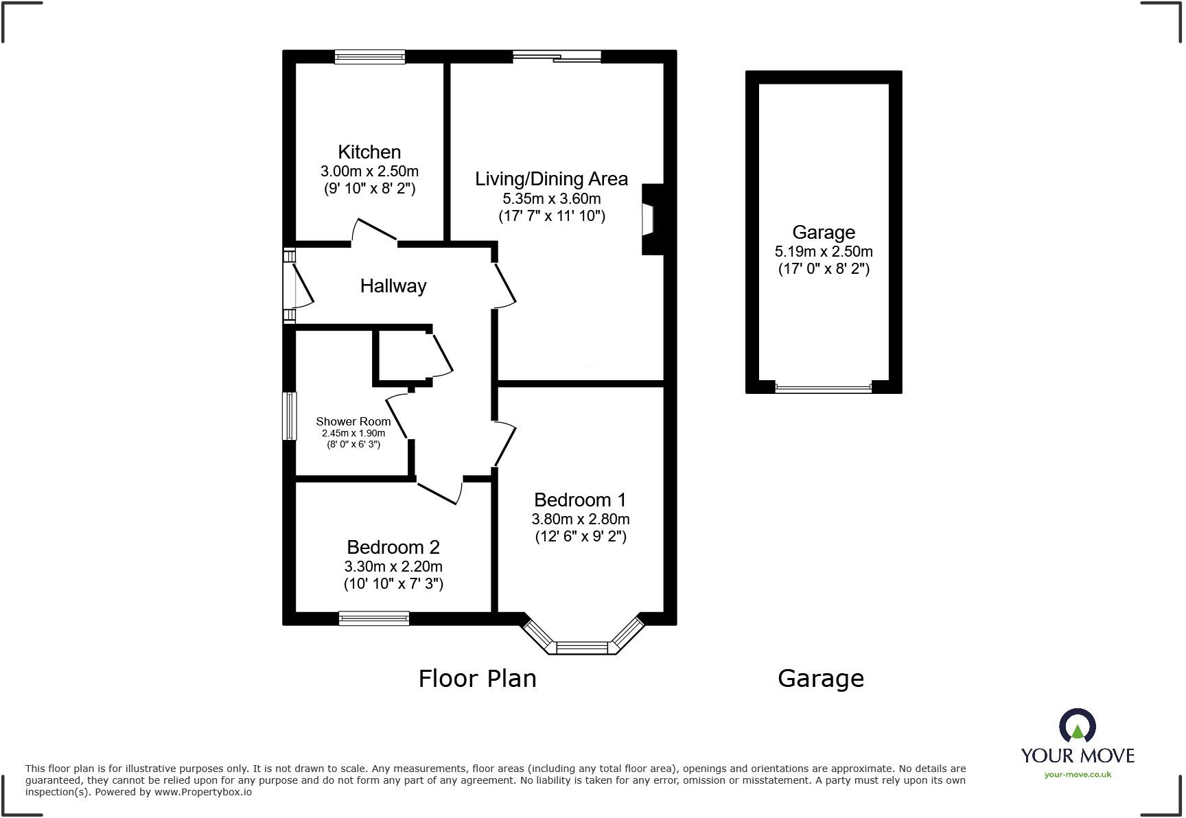 Glendon Street, Stanley Common, Ilkeston, Derbyshire, DE7 floorplan