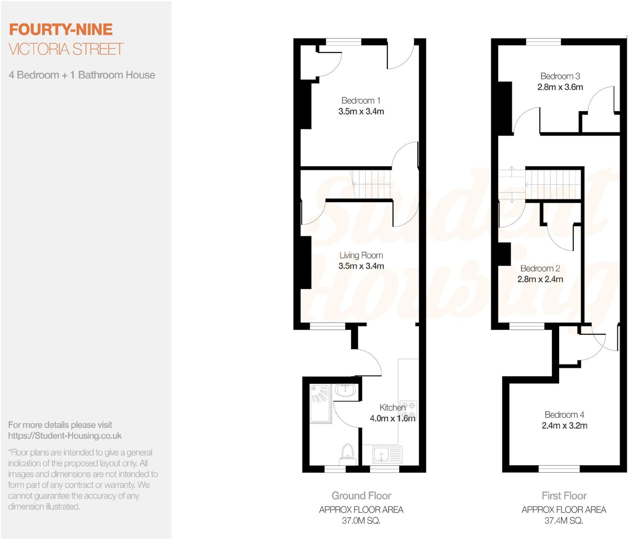 West End // 4 Bed // July 2027 floorplan