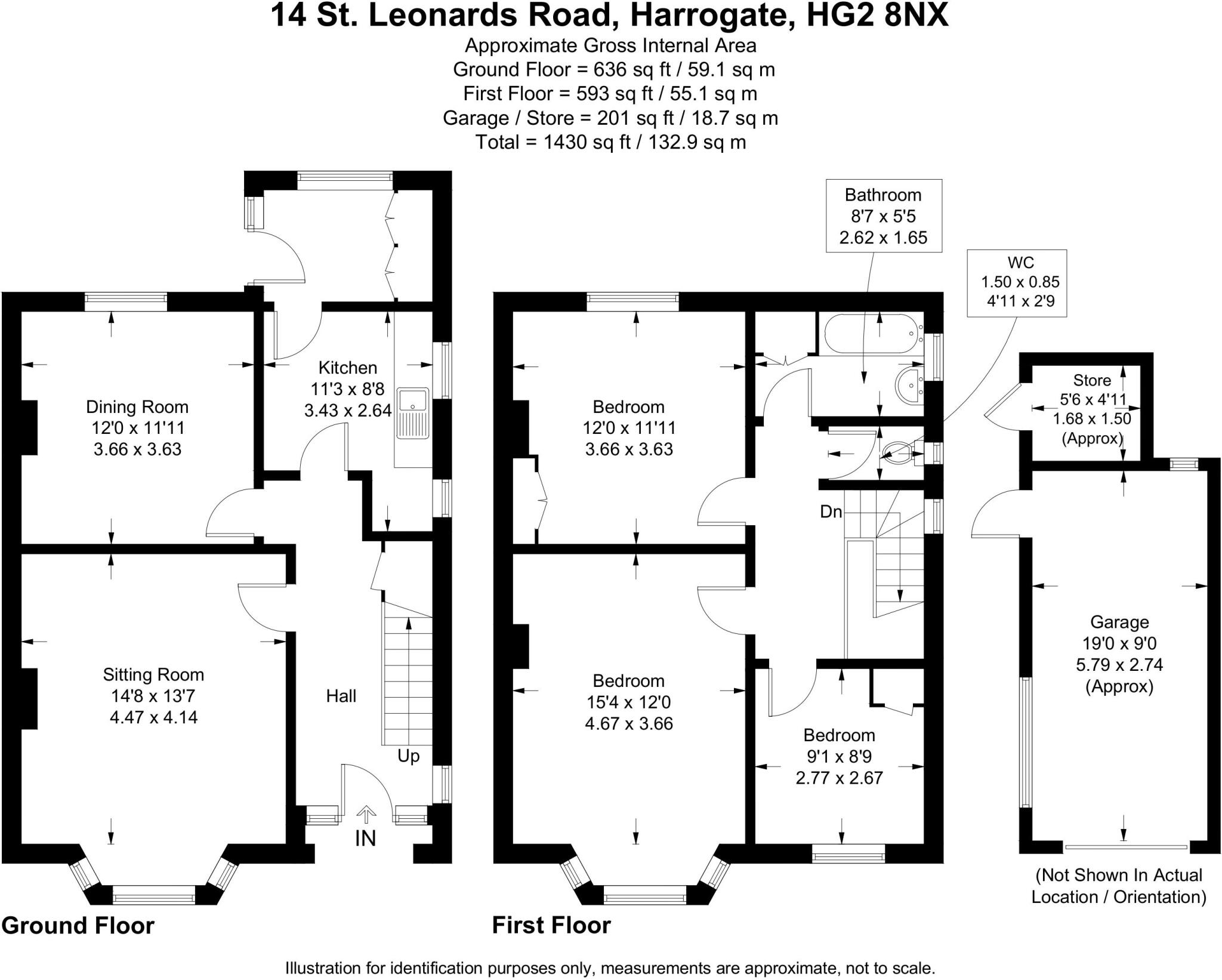 St. Leonards Road, Harrogate, North Yorkshire, HG2 floorplan