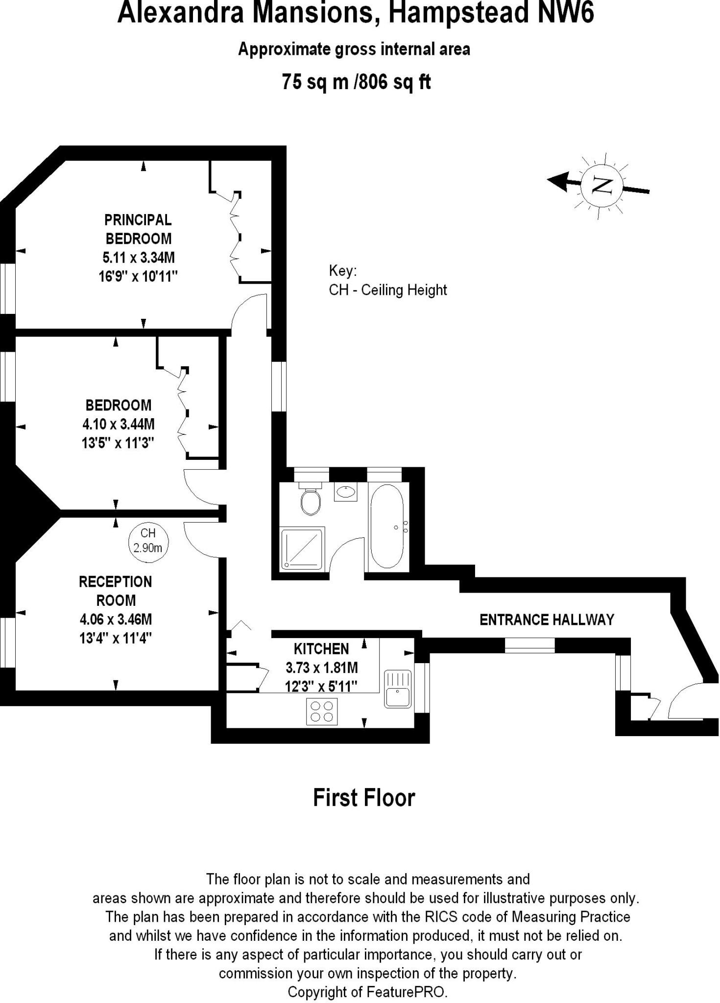 West End Lane, West Hampstead, NW6 floorplan