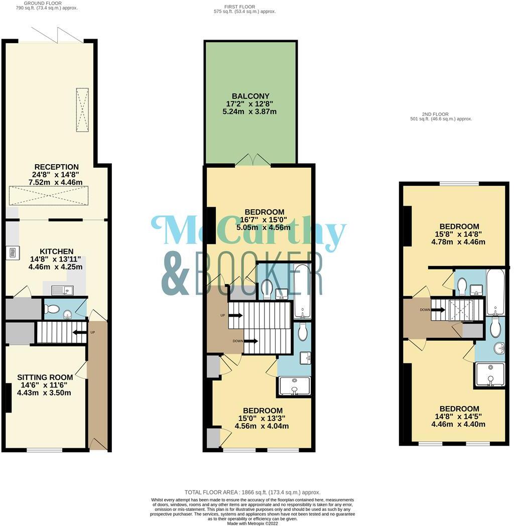 BEAUTIFUL GEORGIAN TOWNHOUSE - Medina Road, Cowes floorplan