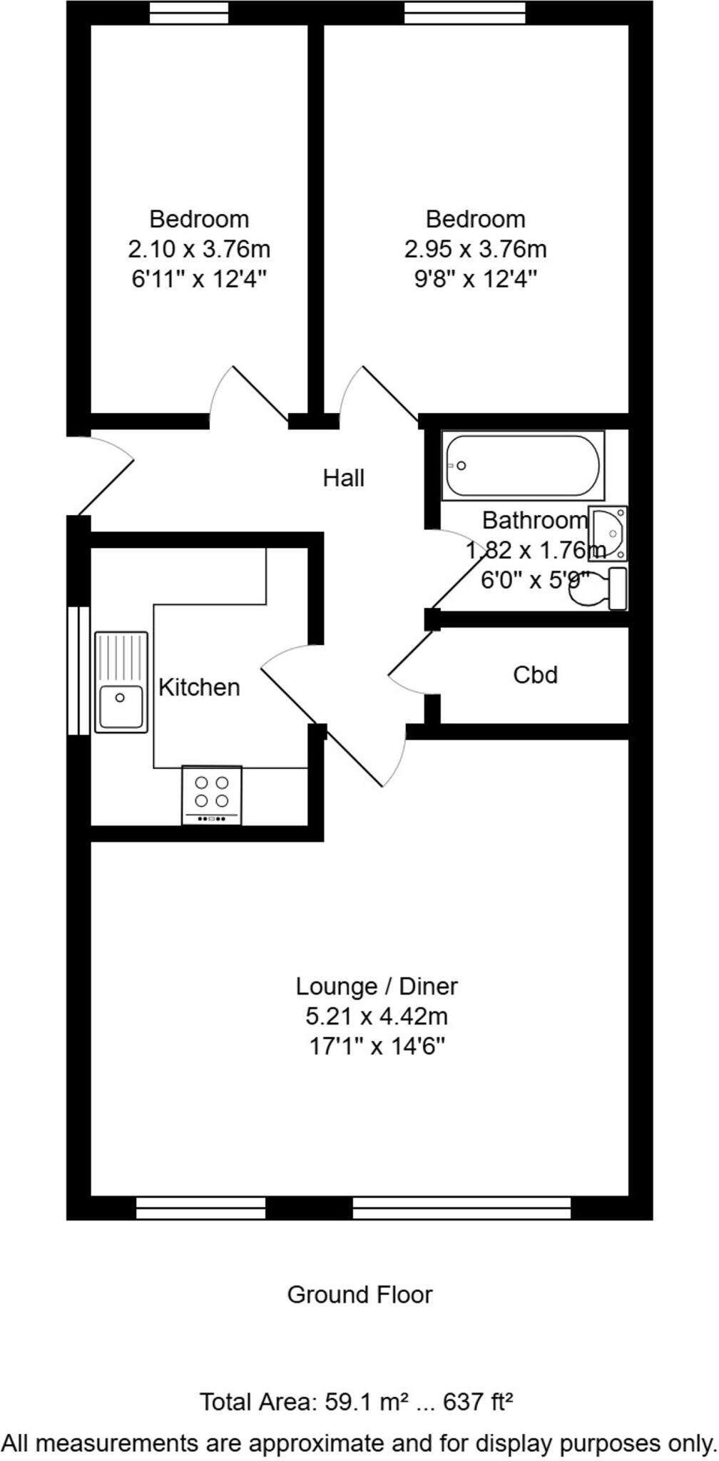Musker Gardens, Liverpool, L23 floorplan
