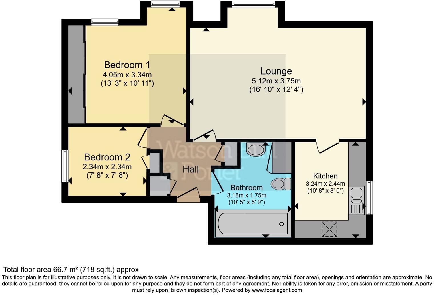 Trinity Court, Trinity Street, Ryde, Isle Of Wight, PO33 floorplan