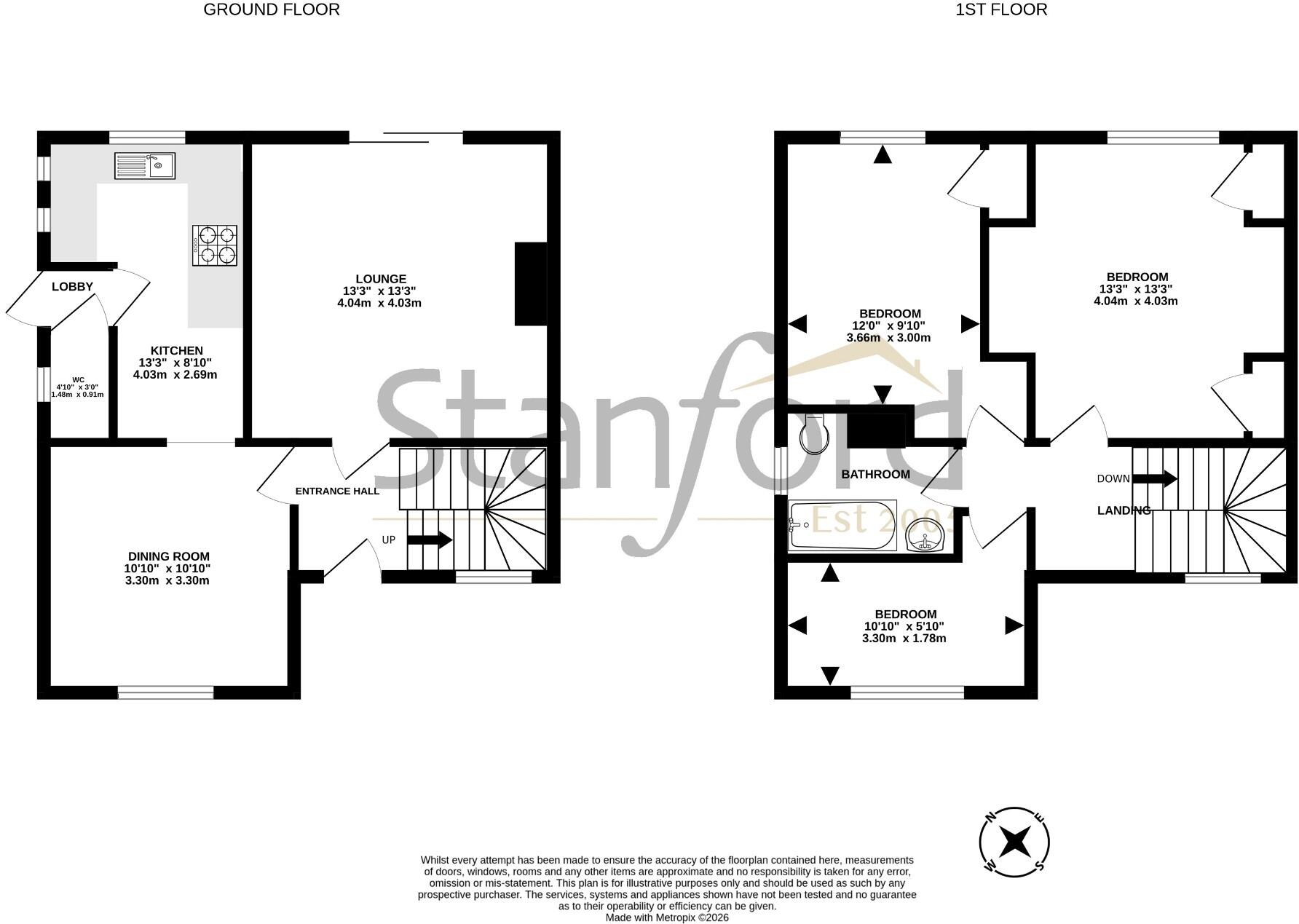 Nightingale Avenue, Eastleigh, SO50 floorplan