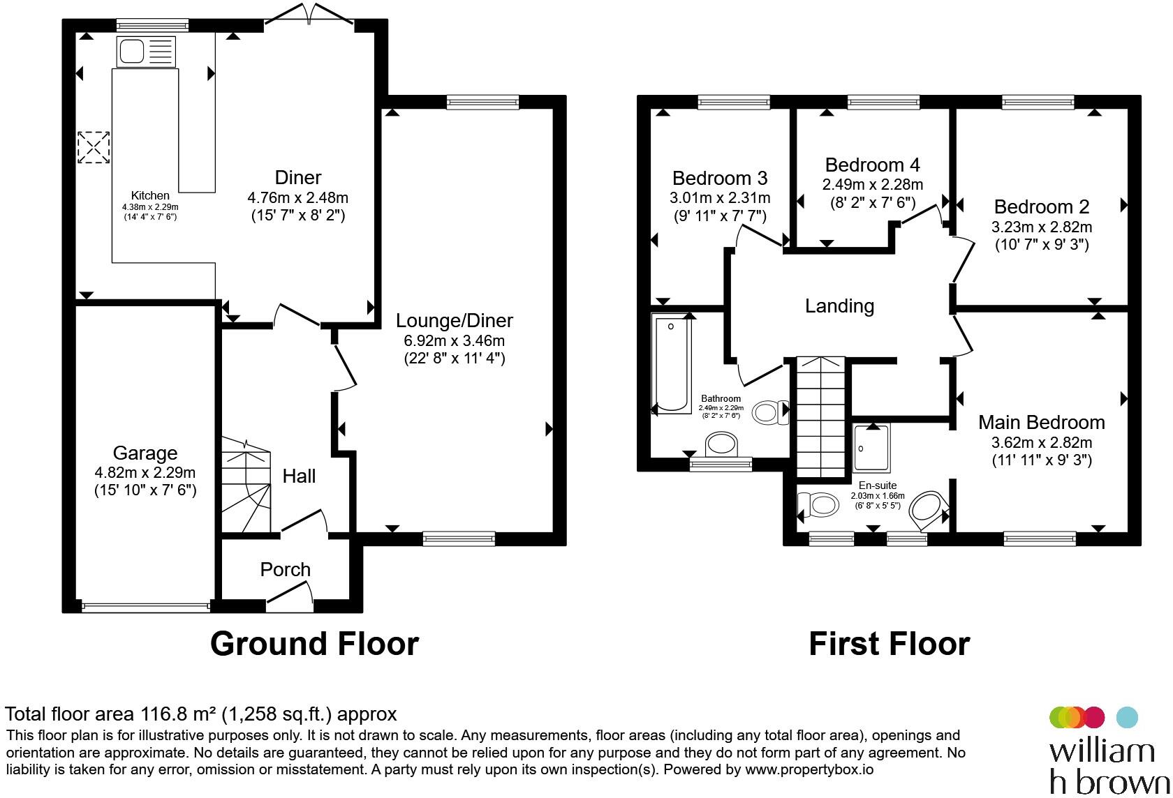 Wagtail Close, Bradwell, Great Yarmouth floorplan