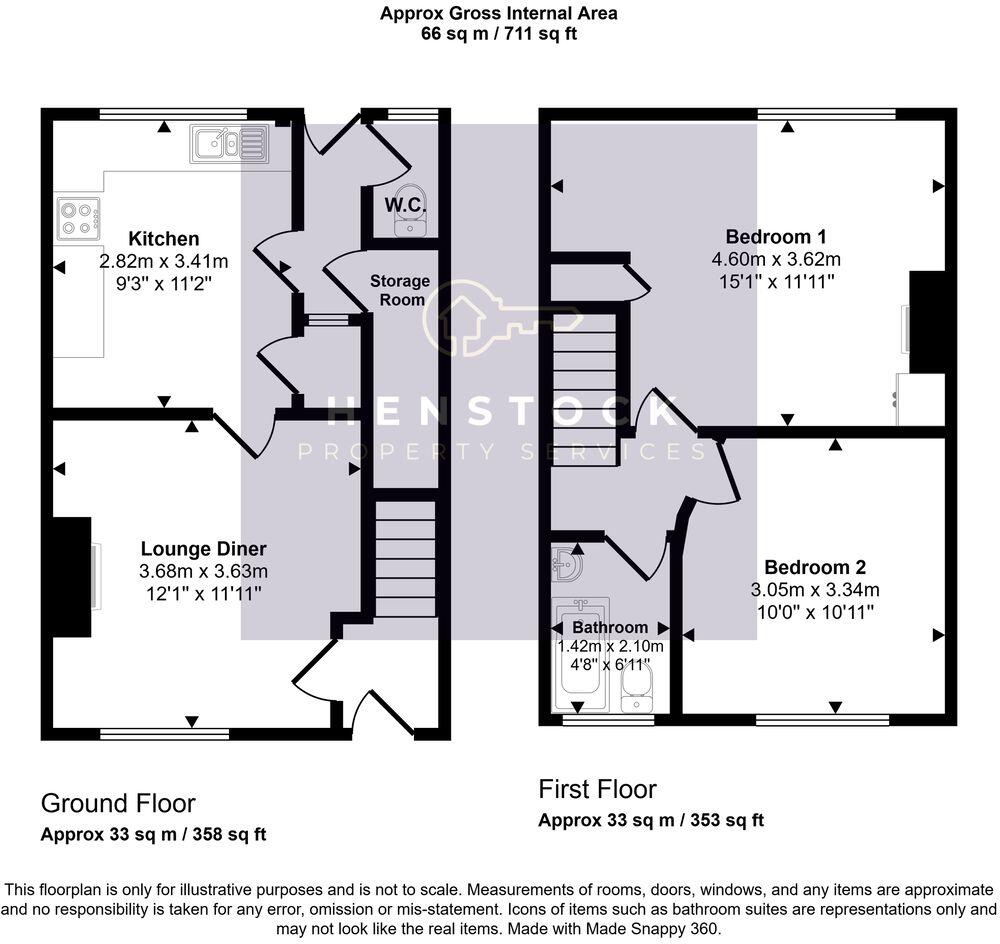 Guildford Grove, Middleton, Manchester, M24 floorplan