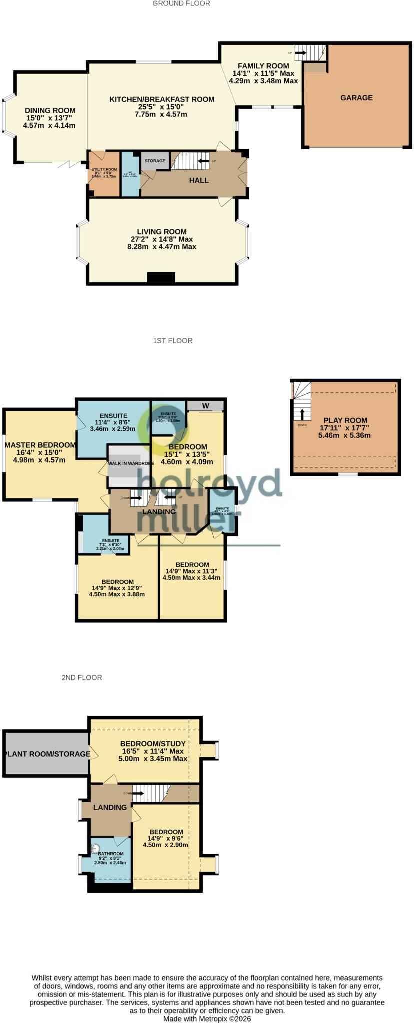 Woodthorpe Hall Gardens, Wakefield, WF2 floorplan