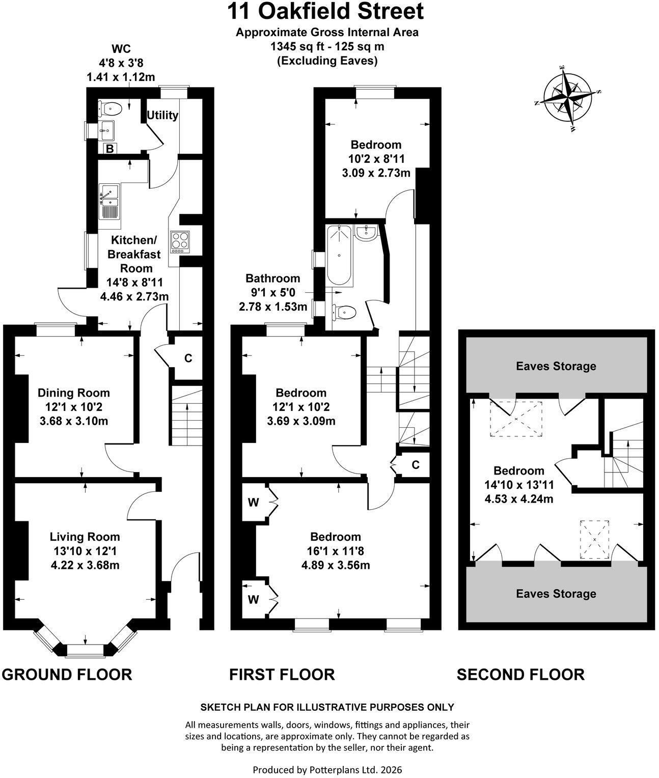 Oakfield Street, Tivoli, Cheltenham, GL50 floorplan