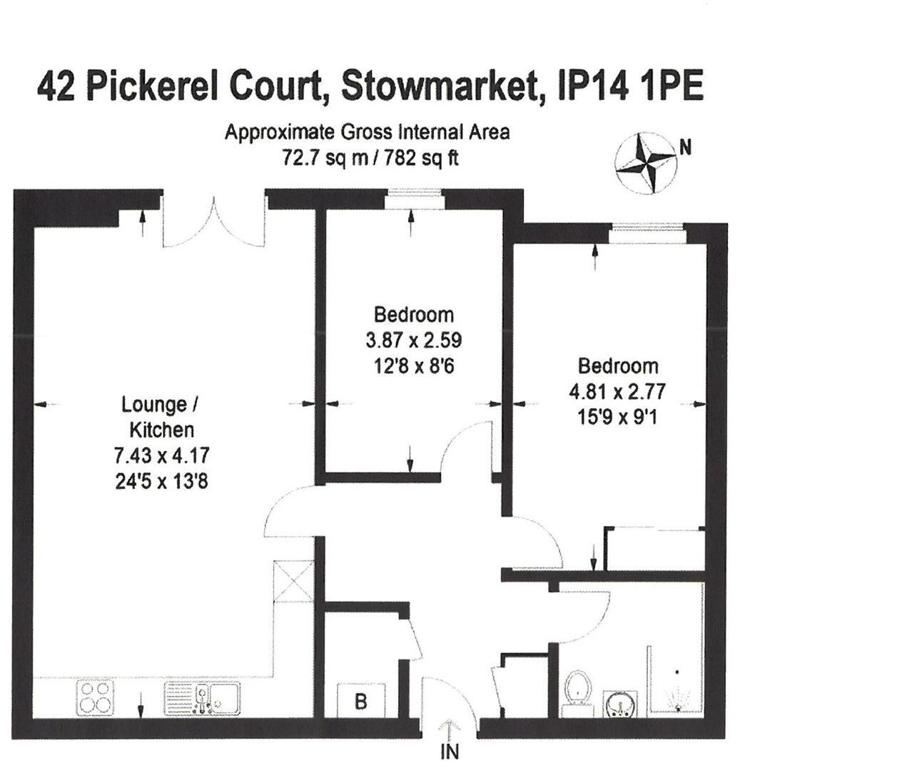 Station Road East, Stowmarket floorplan