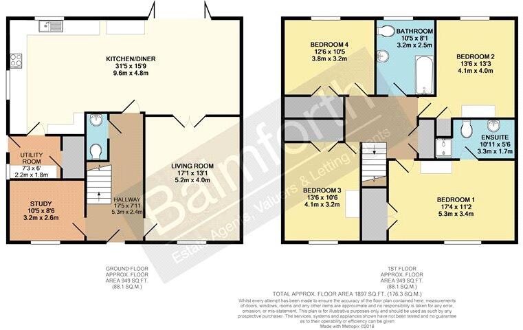 Mias Way, Beck Row, Bury St Edmunds, Suffolk, IP28 floorplan