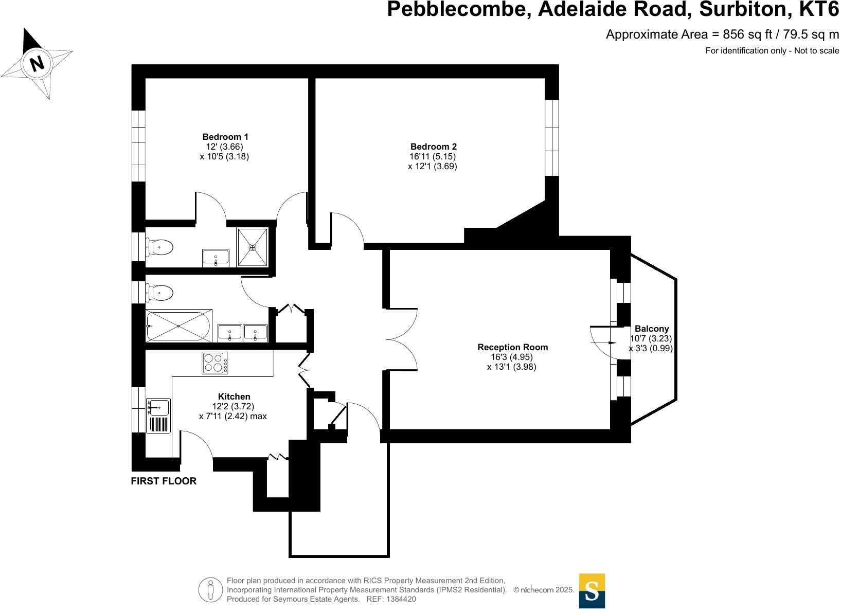 Adelaide Road, Surbiton, KT6 floorplan