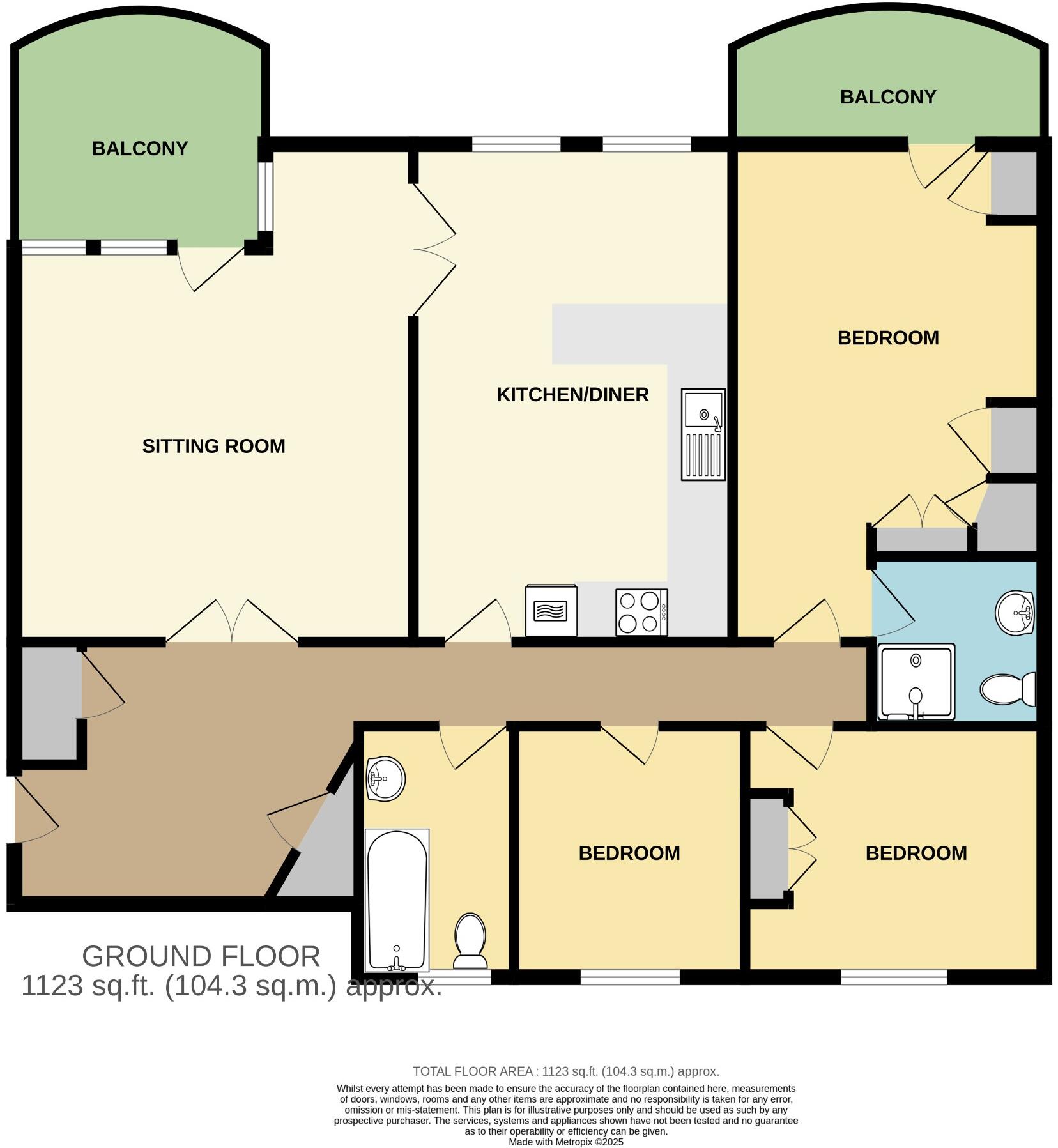 Esplanade, Sandown, Isle Of Wight, PO36 floorplan