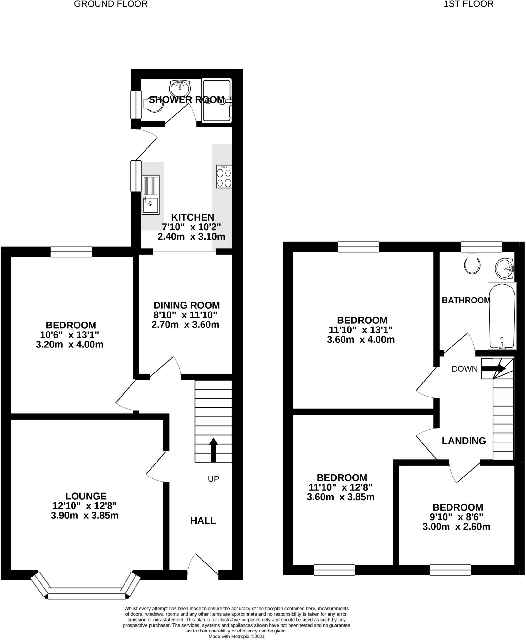4 Bed - Brookdale Road, Wavertree, L15 floorplan