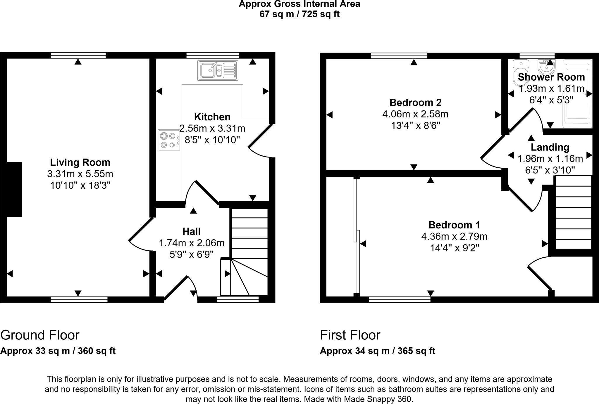 8 Arran Court, Girvan, South Ayrshire KA26 0EG floorplan