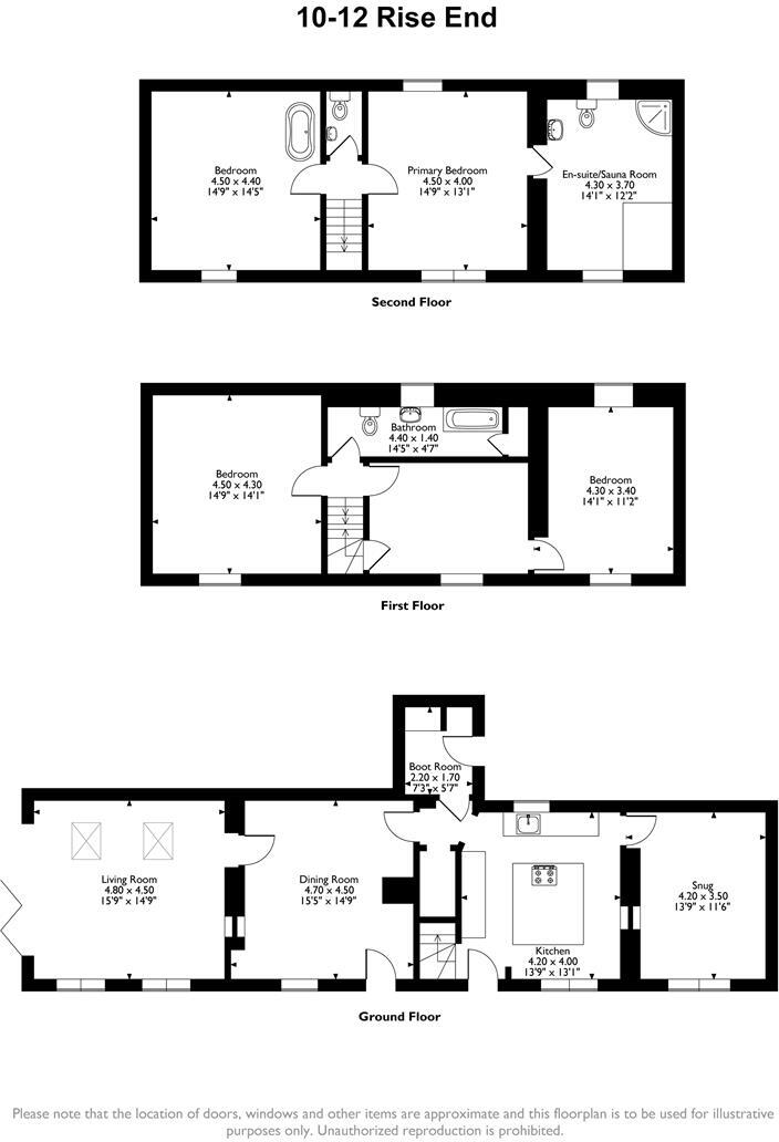 Rise End, Middleton, Matlock floorplan