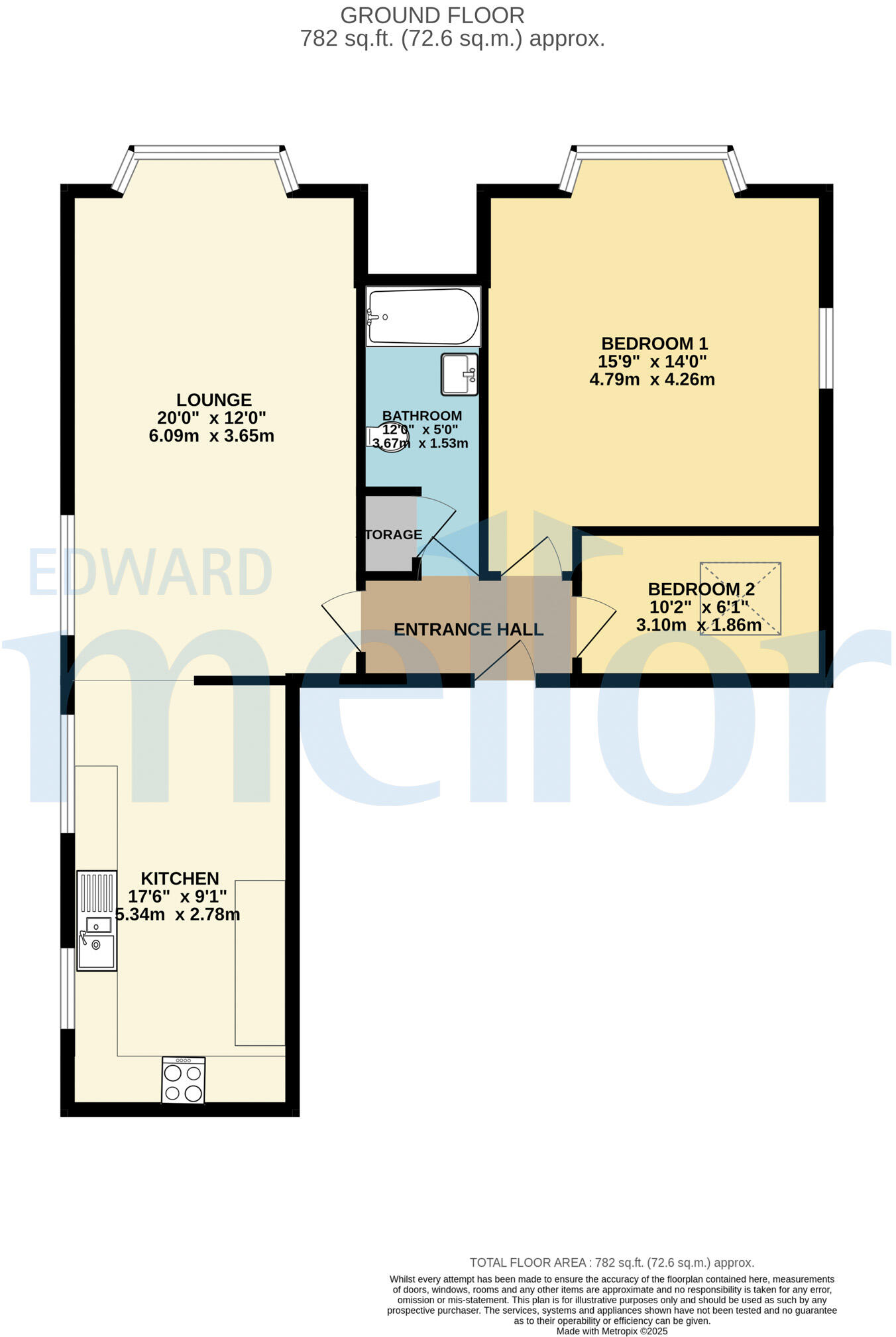 Lakes Road Flat  Beechwood Manor, Marple floorplan