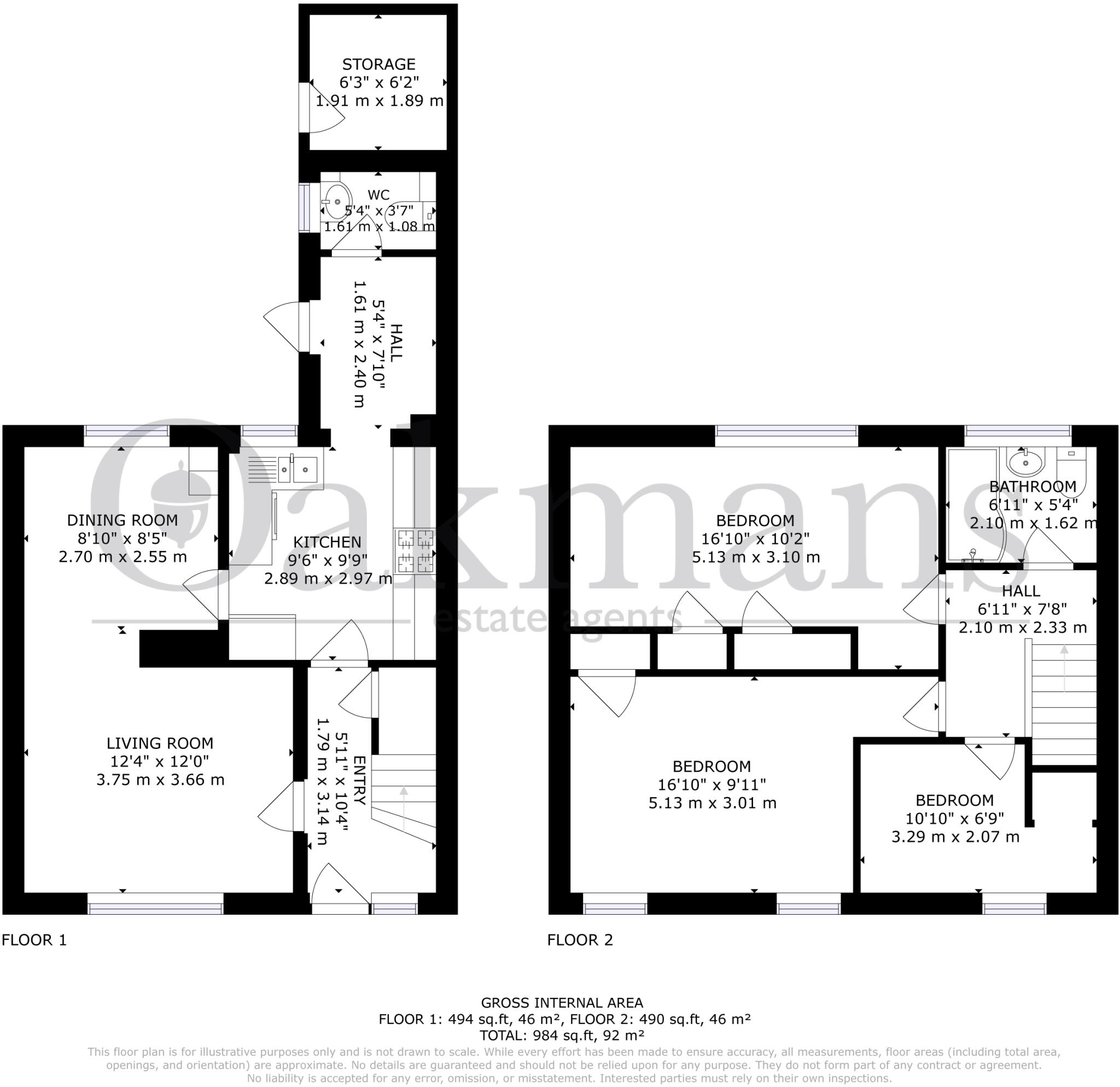 Sibdon Grove, Birmingham, B31 floorplan
