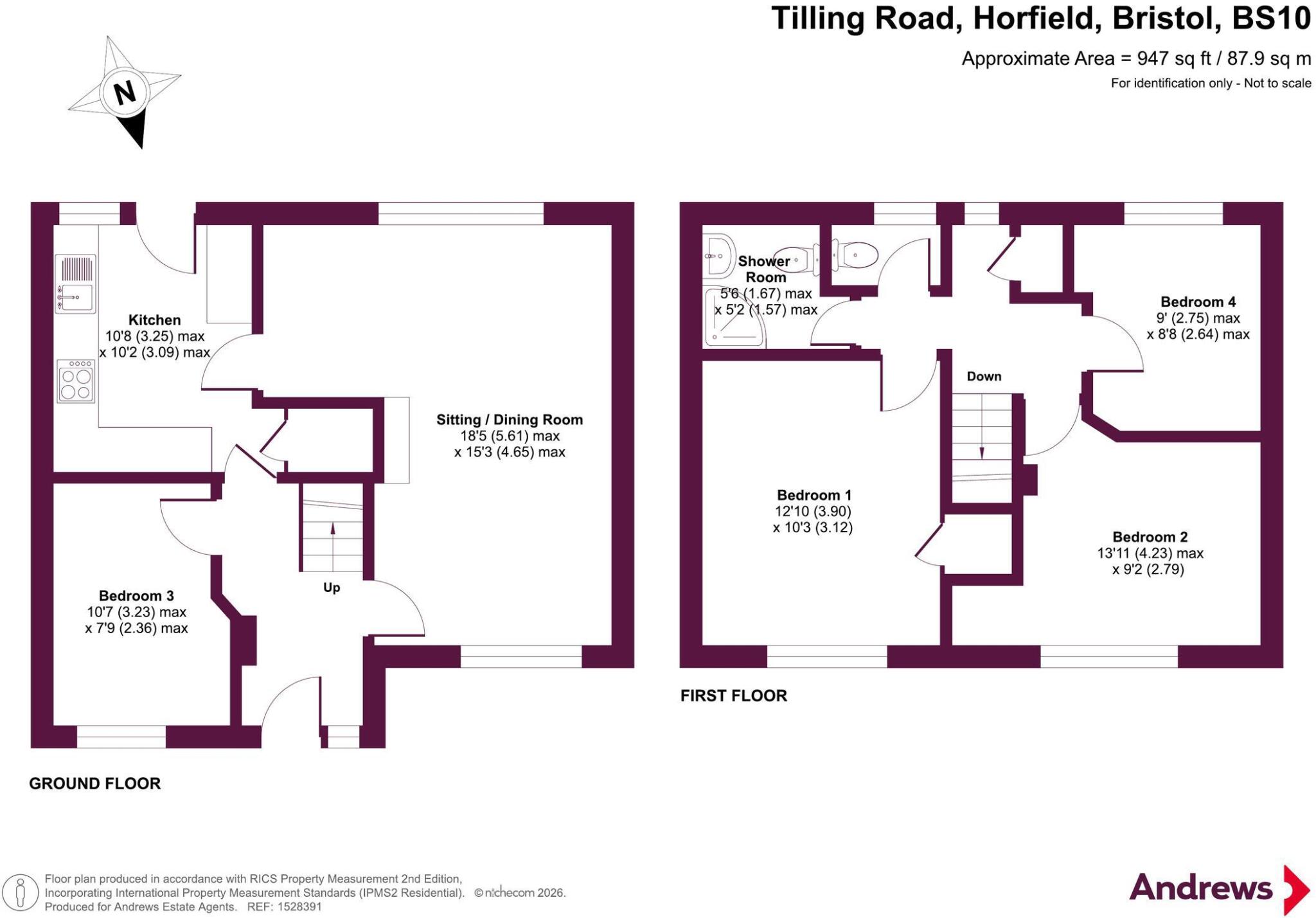 Tilling Road, Horfield, Bristol, Bristol City, BS10 floorplan
