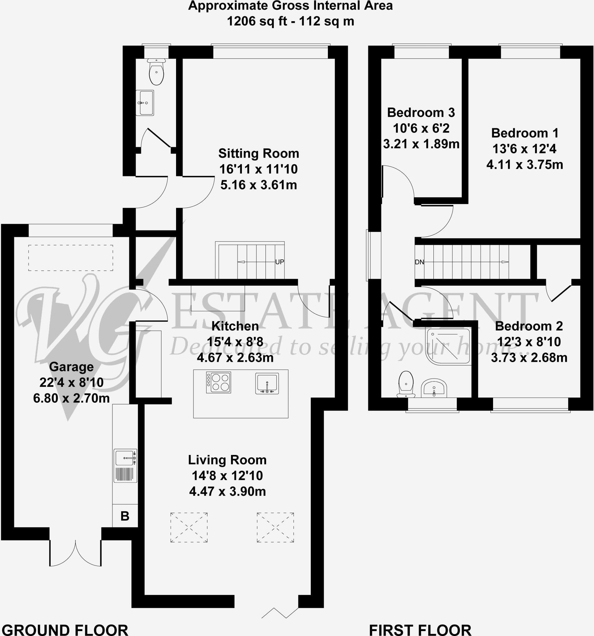 11 Birch Avenue, Rishworth HX6 4RR floorplan