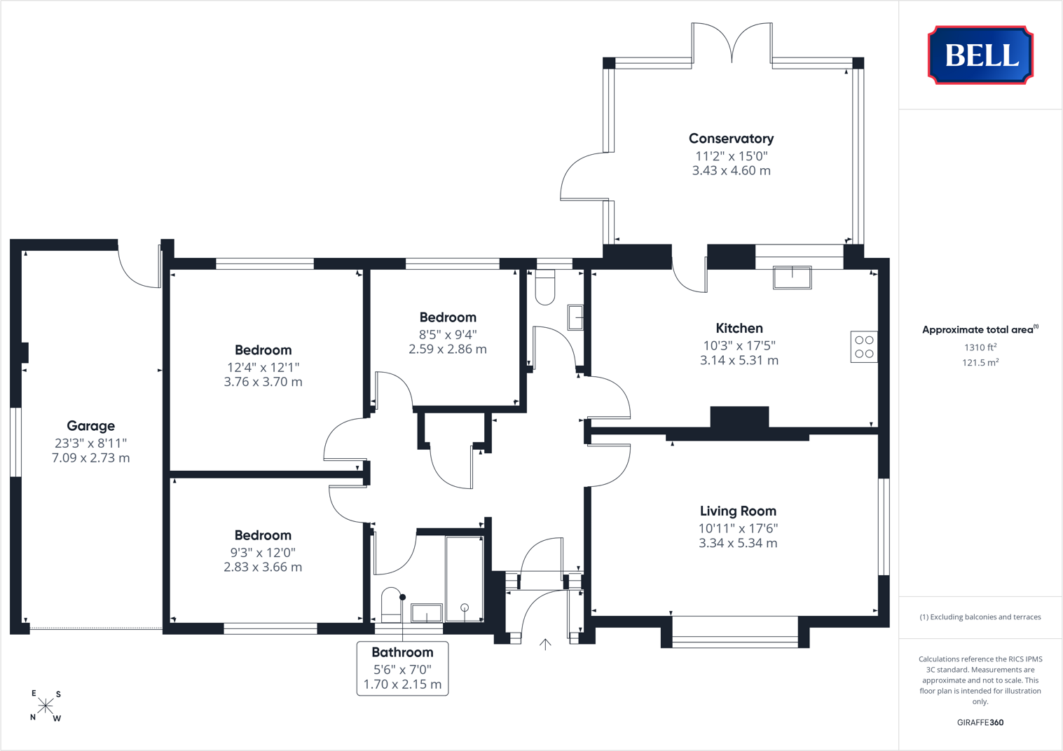1, Manor Close, Sibsey, Boston floorplan