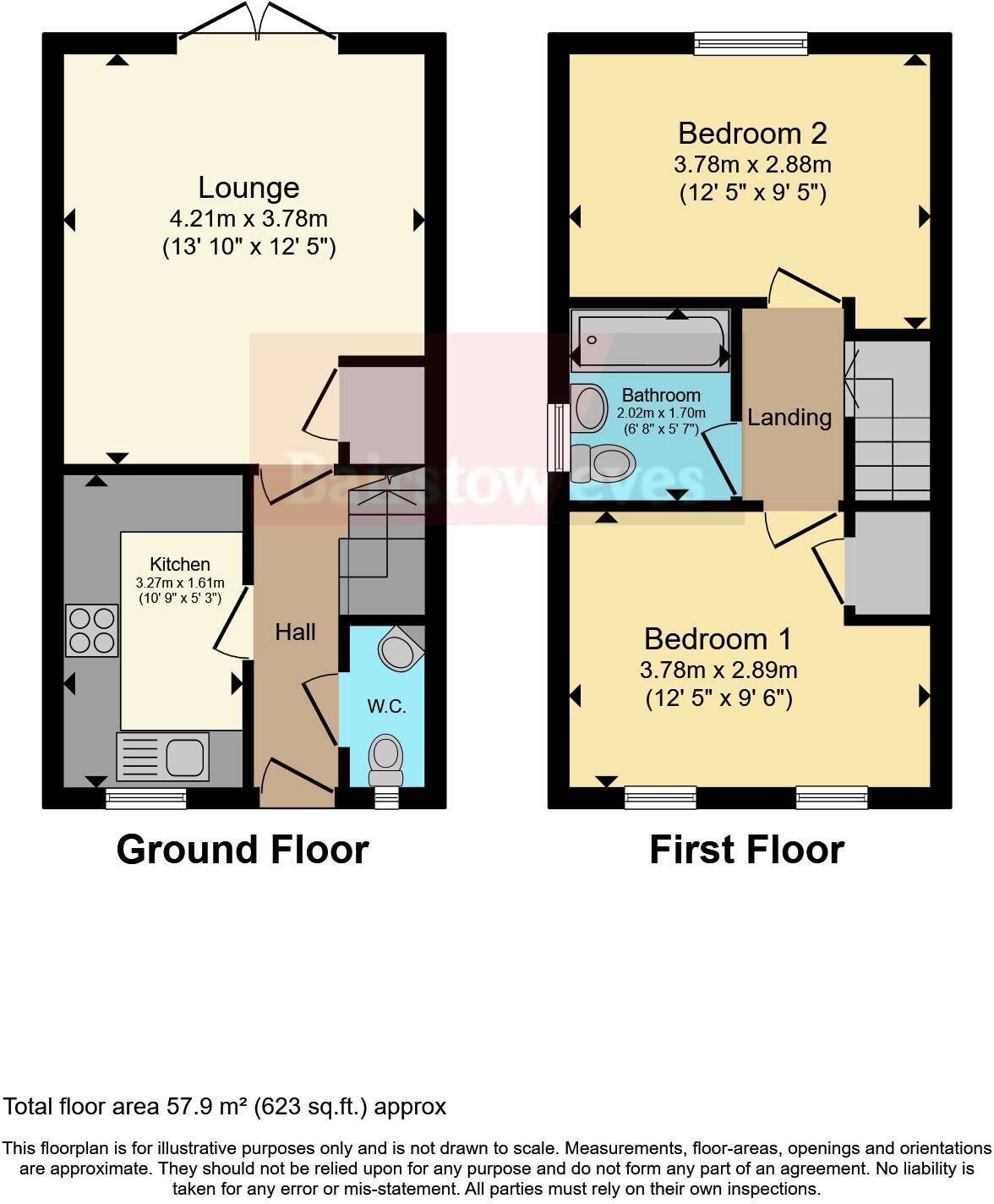 Ocean Drive, Warsop, Mansfield, Nottinghamshire, NG20 floorplan