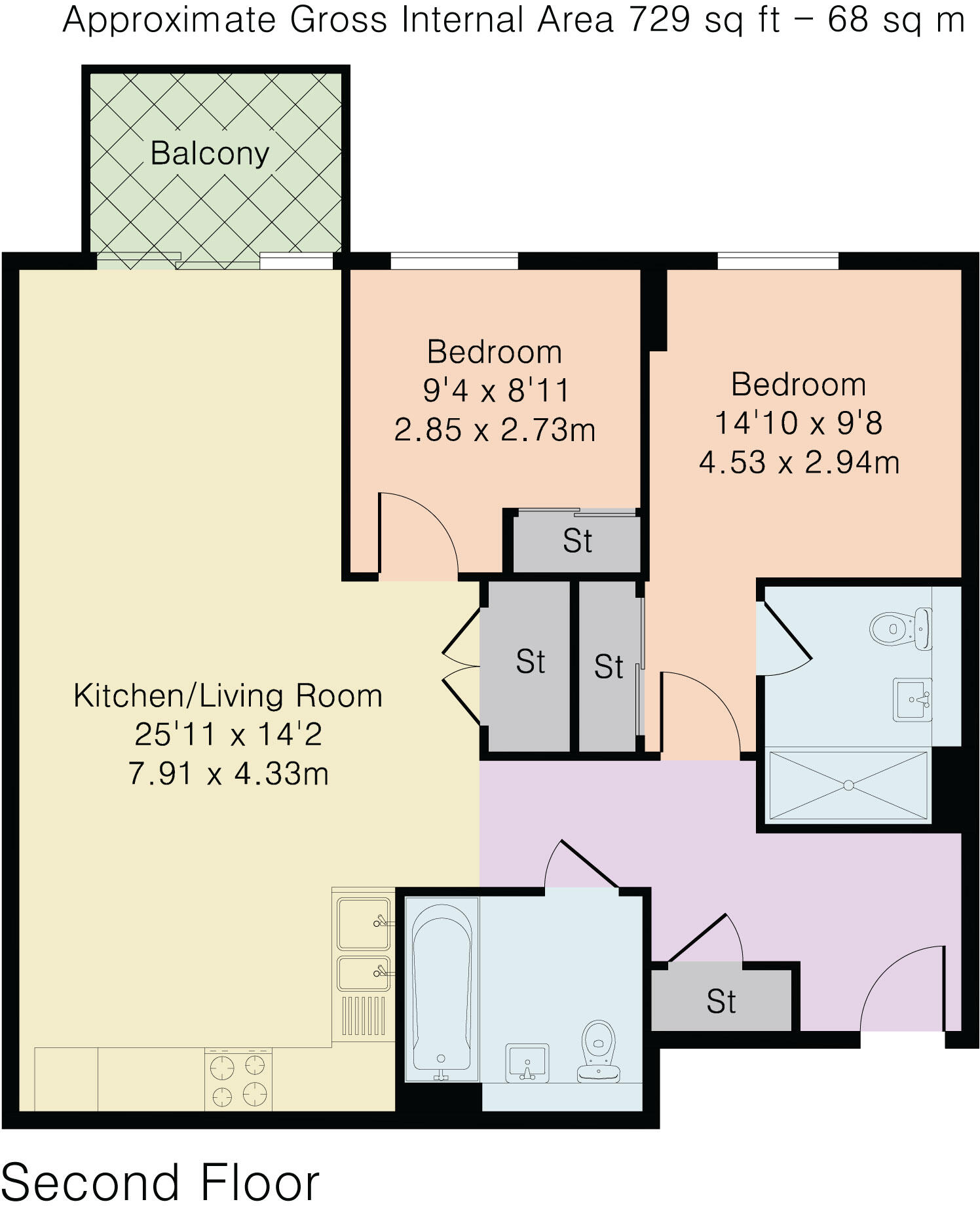 35 Palmer Street, Reading floorplan