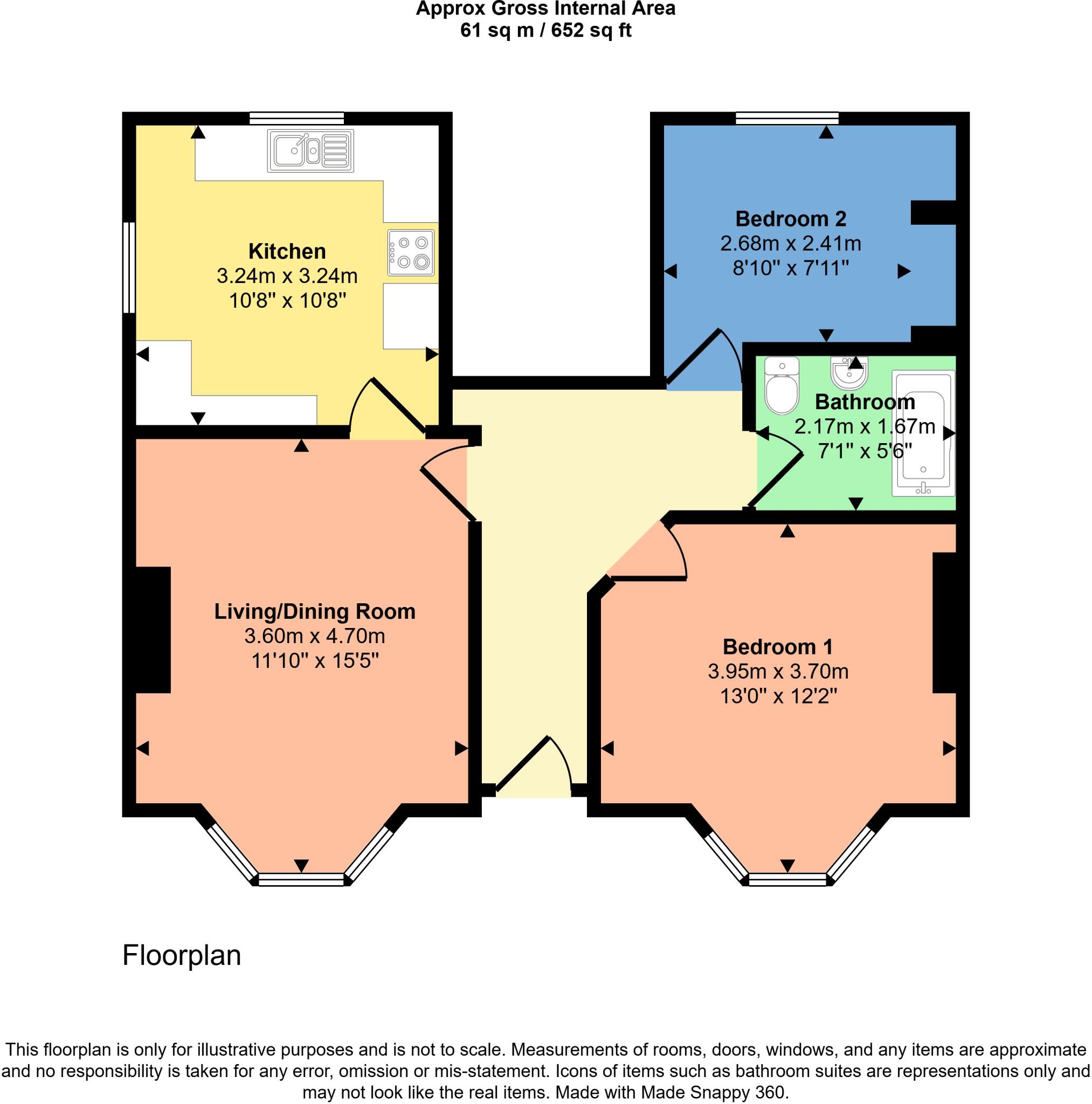 Menors Place, Holsworthy, Devon, EX22 floorplan