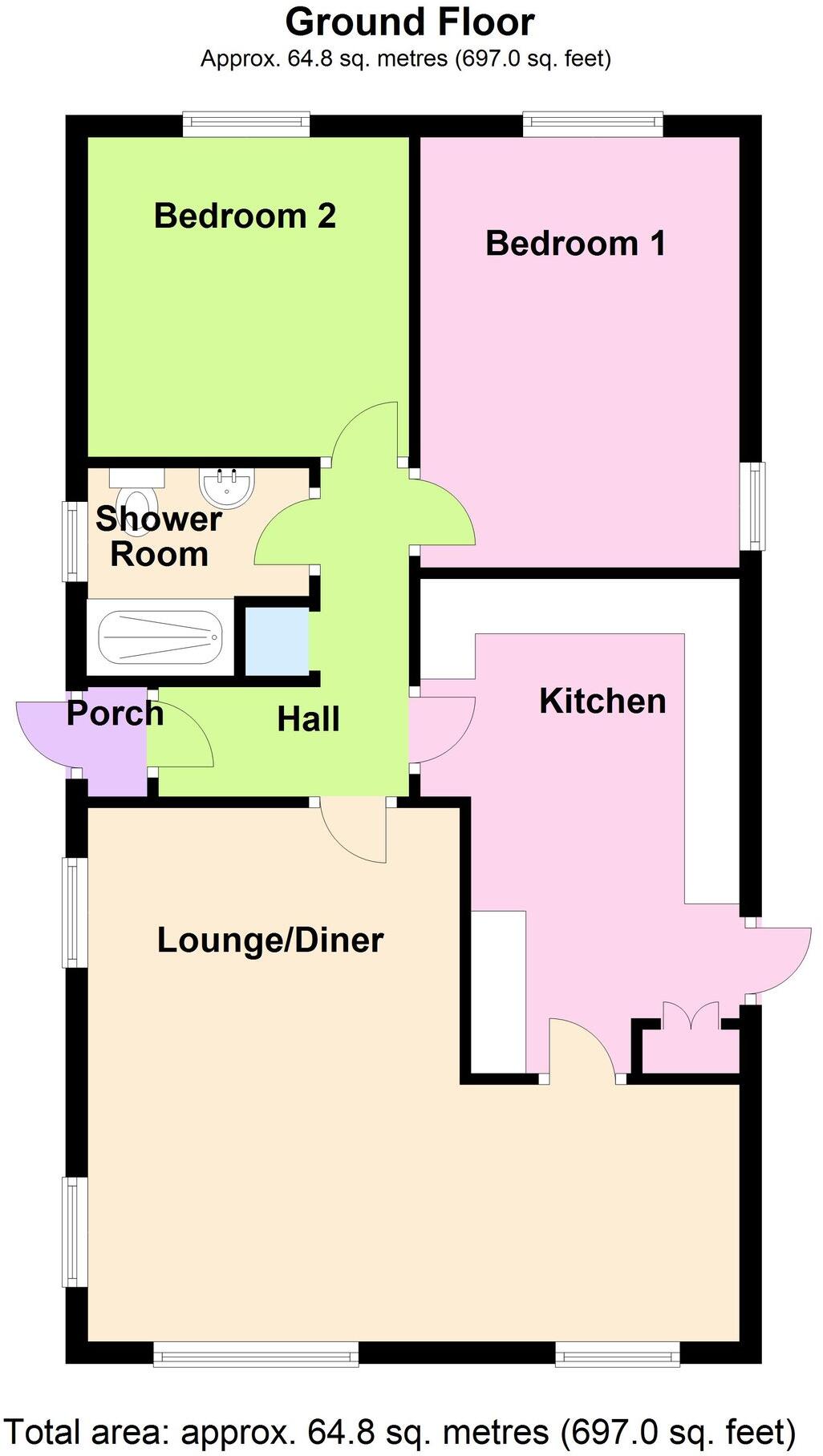 Lea Park Home Estate, Boston, PE21 floorplan