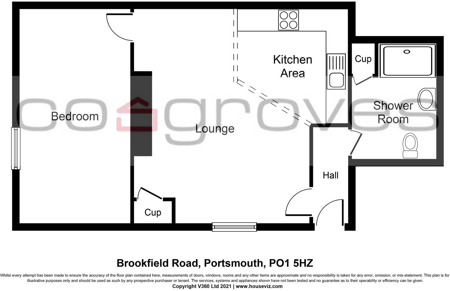 Brookfield Road, Portsmouth floorplan