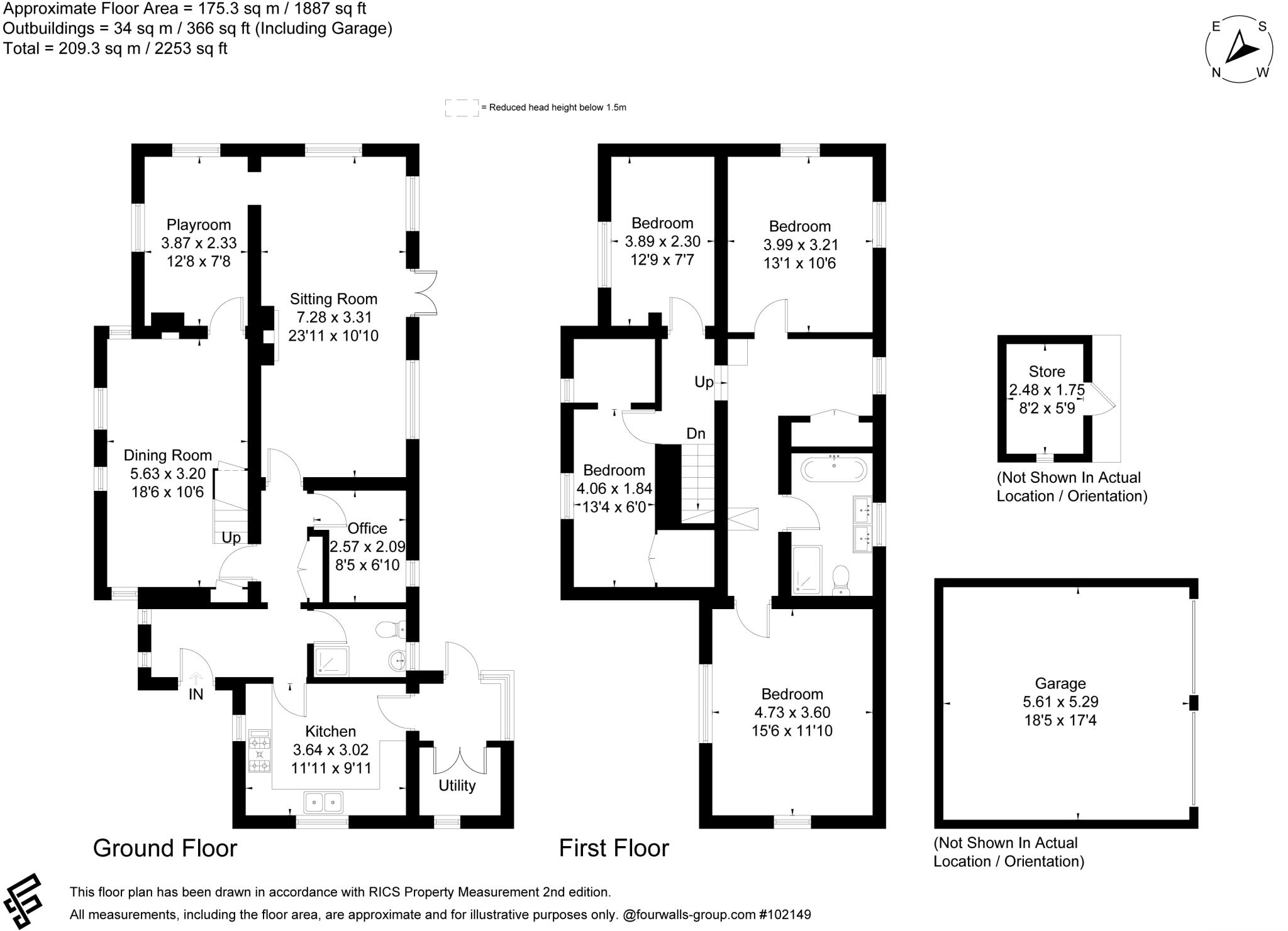 Shutter Lane, Gotherington, Cheltenham, Gloucestershire, GL52 floorplan