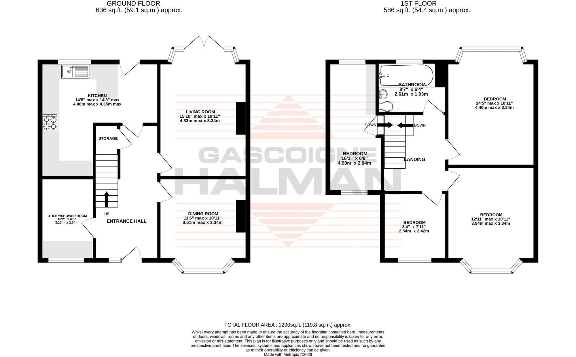 Arcadia Avenue, Sale, M33 floorplan