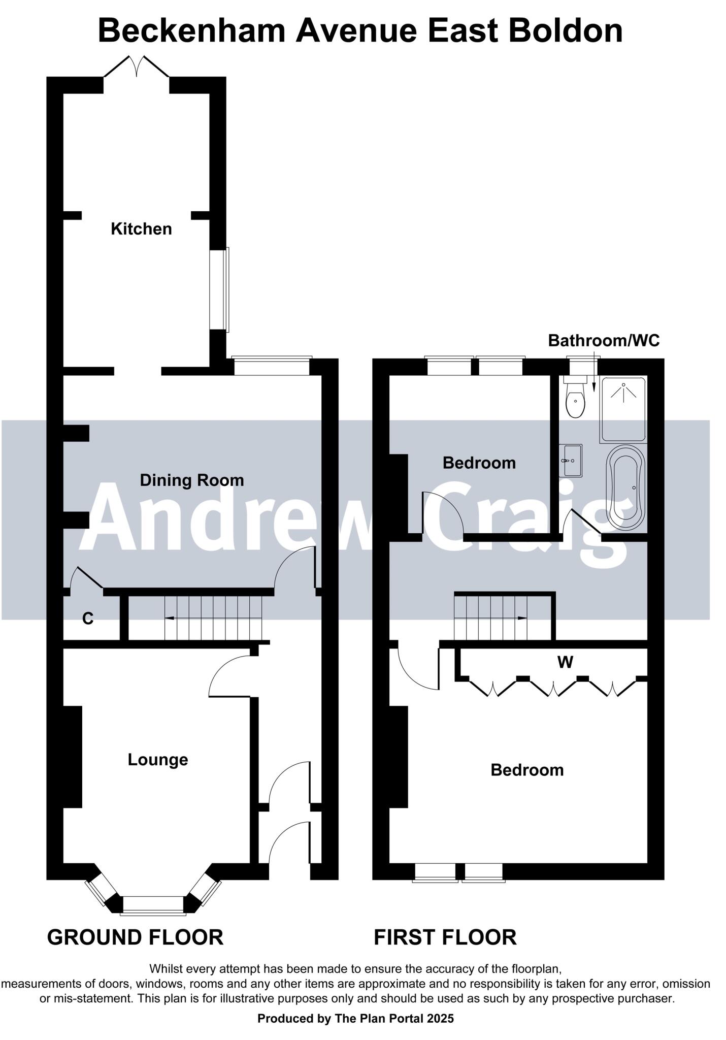 Beckenham Avenue, East Boldon floorplan