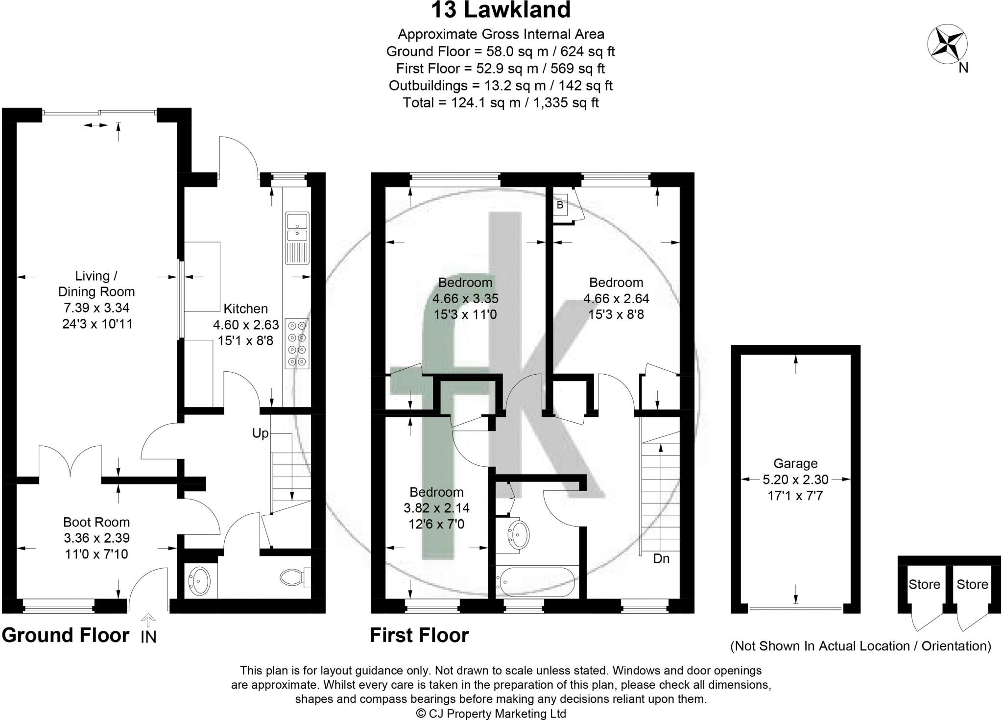 Lawkland, Farnham Royal   floorplan