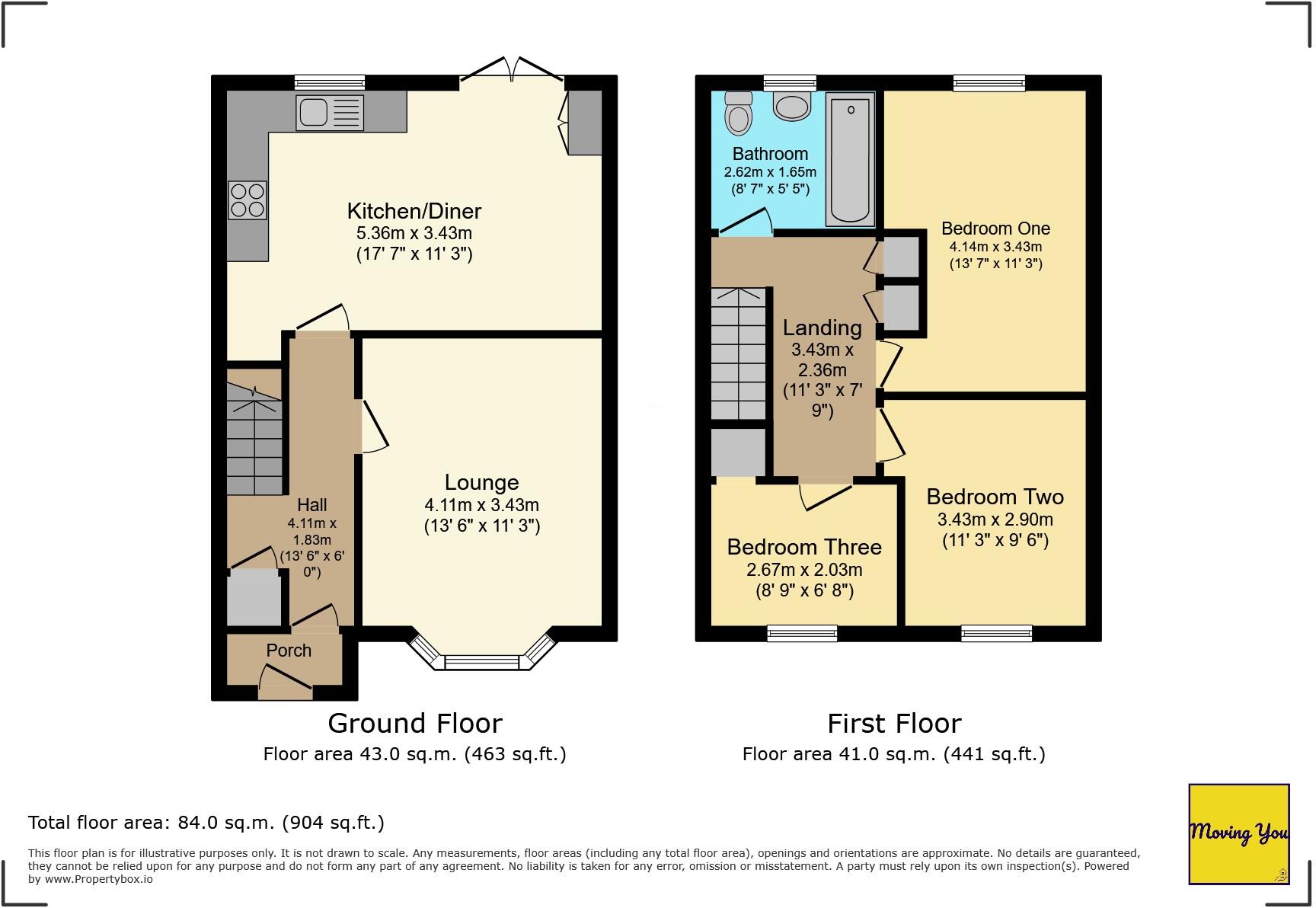 Withypool Gardens, Whitchurch, Bristol floorplan