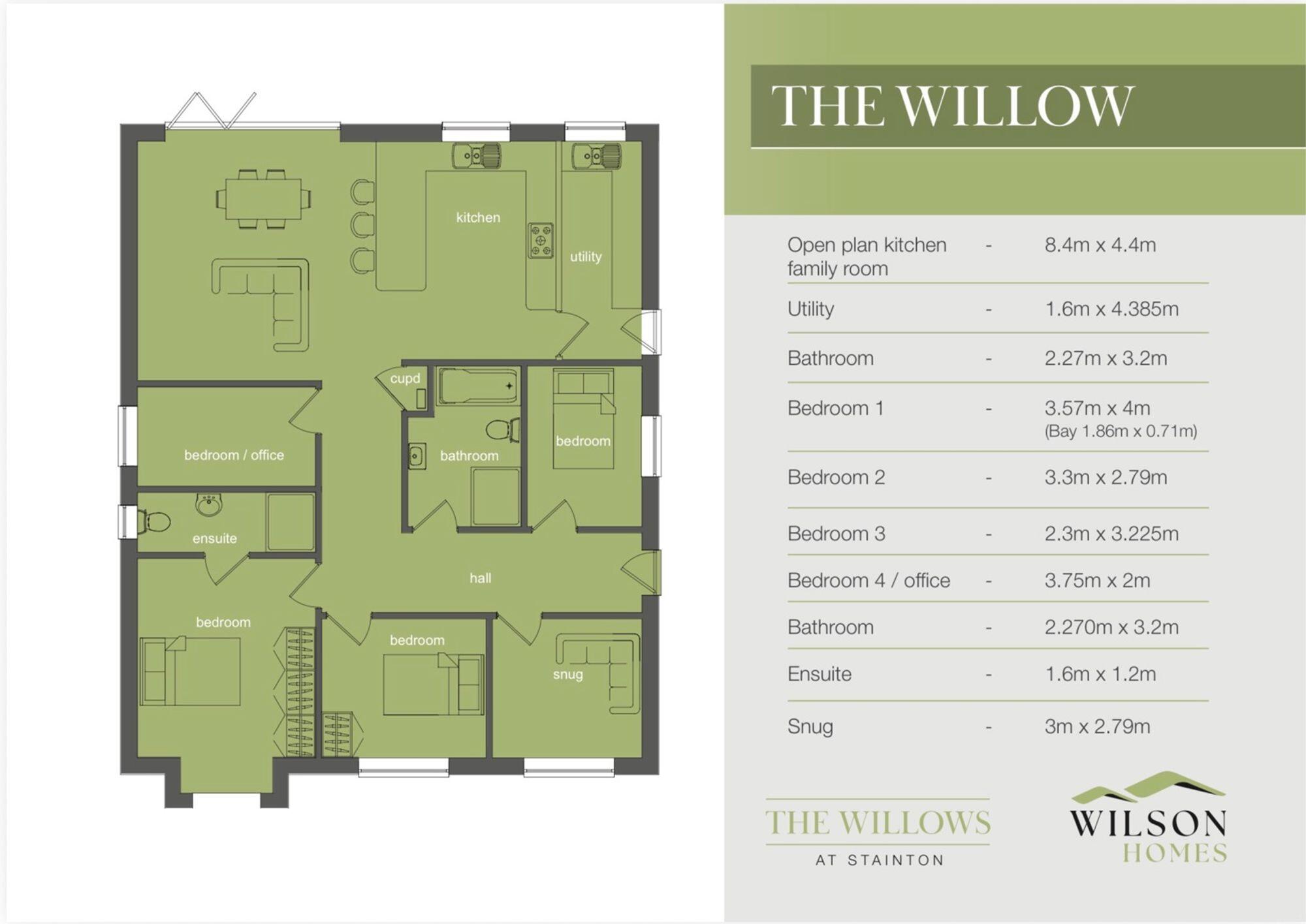 The Willows, Strait Lane, TS8 floorplan