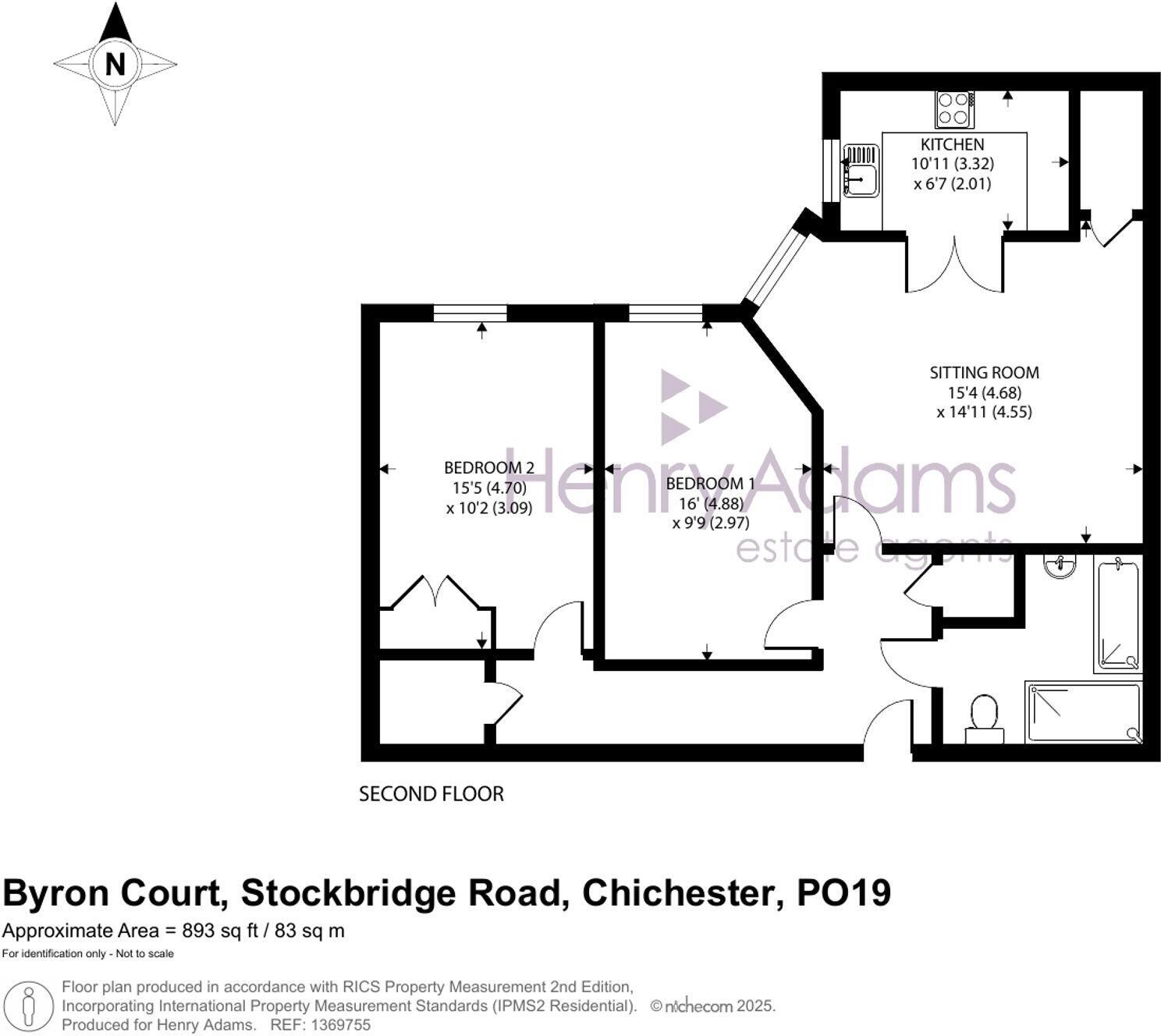 Stockbridge Road, Chichester, West Sussex, PO19 8ES floorplan